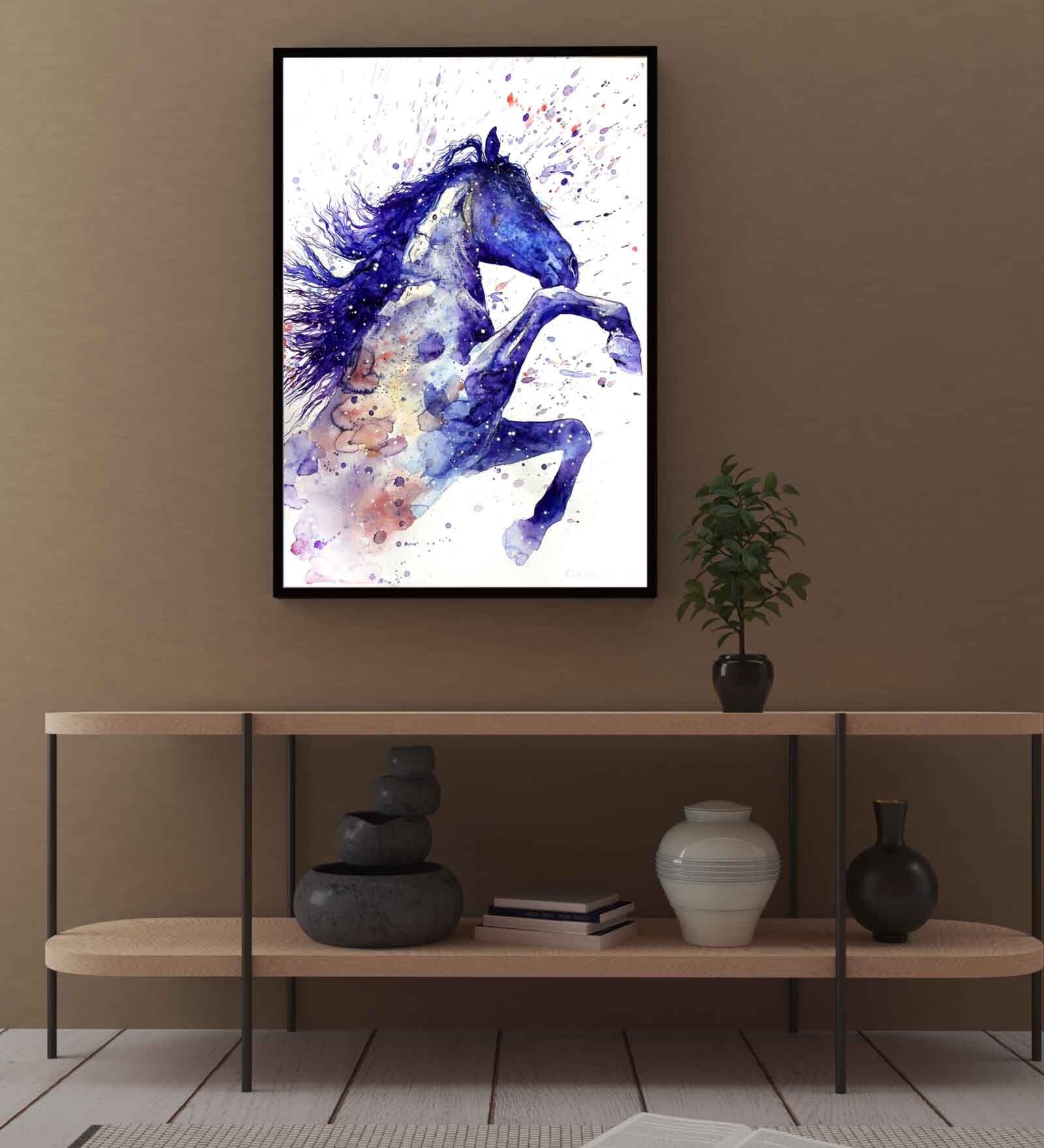 Multicolour Engineered Wood Art Print