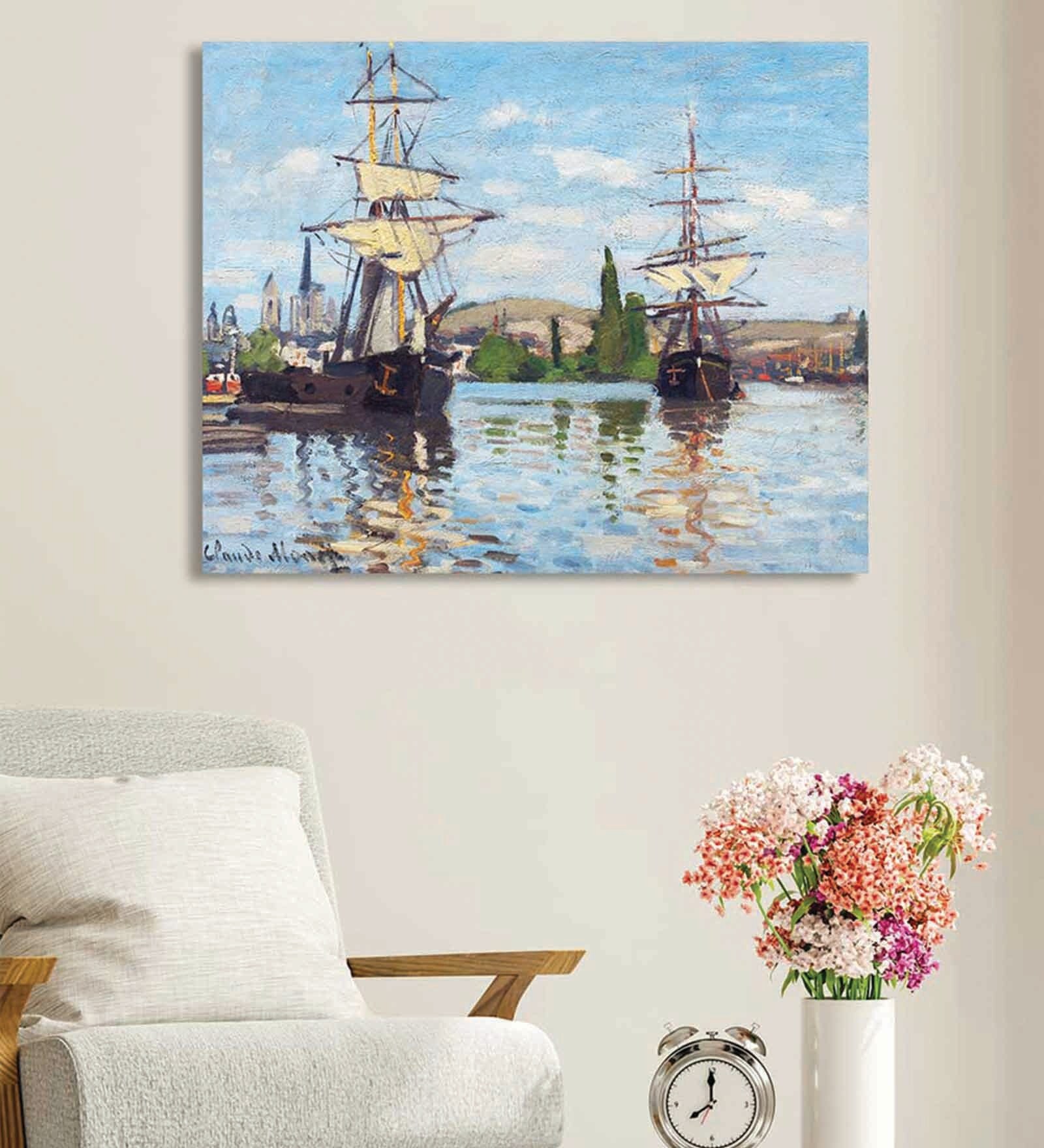 Multicolour Engineered Wood Art Print