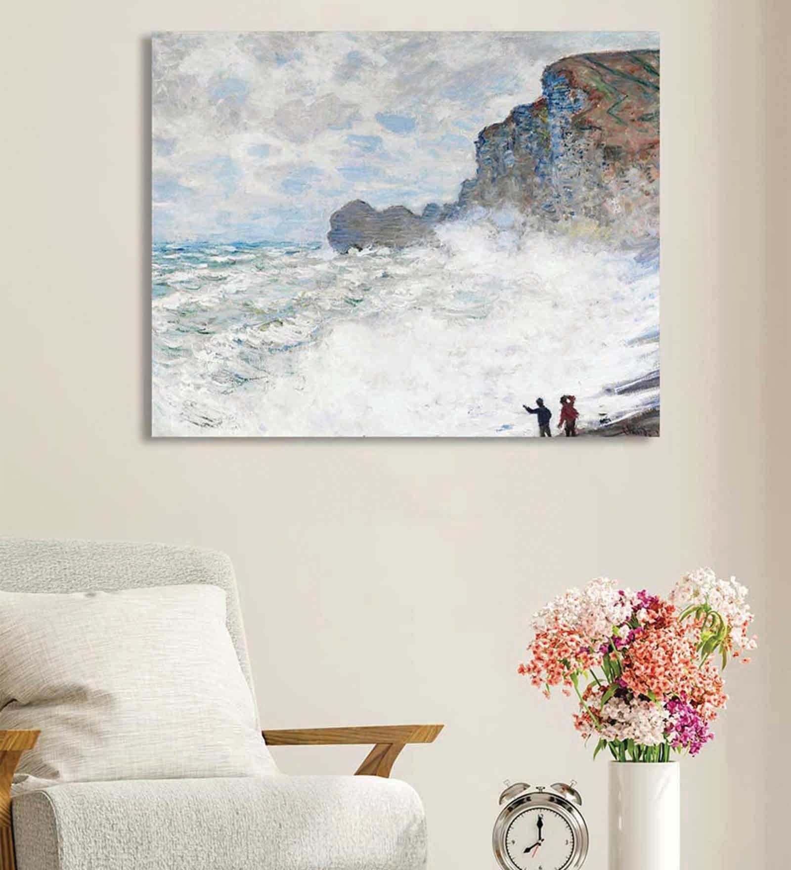 Multicolour Engineered Wood Art Print