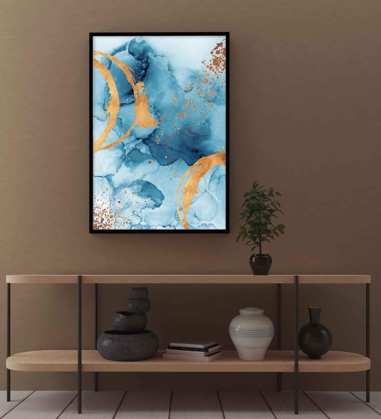 Multicolour Engineered Wood Art Print