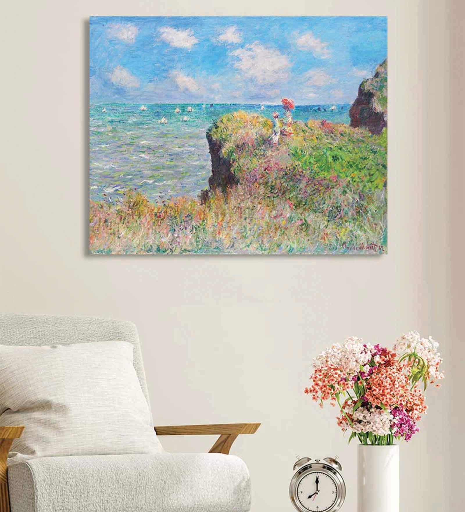 Multicolour Engineered Wood Art Print
