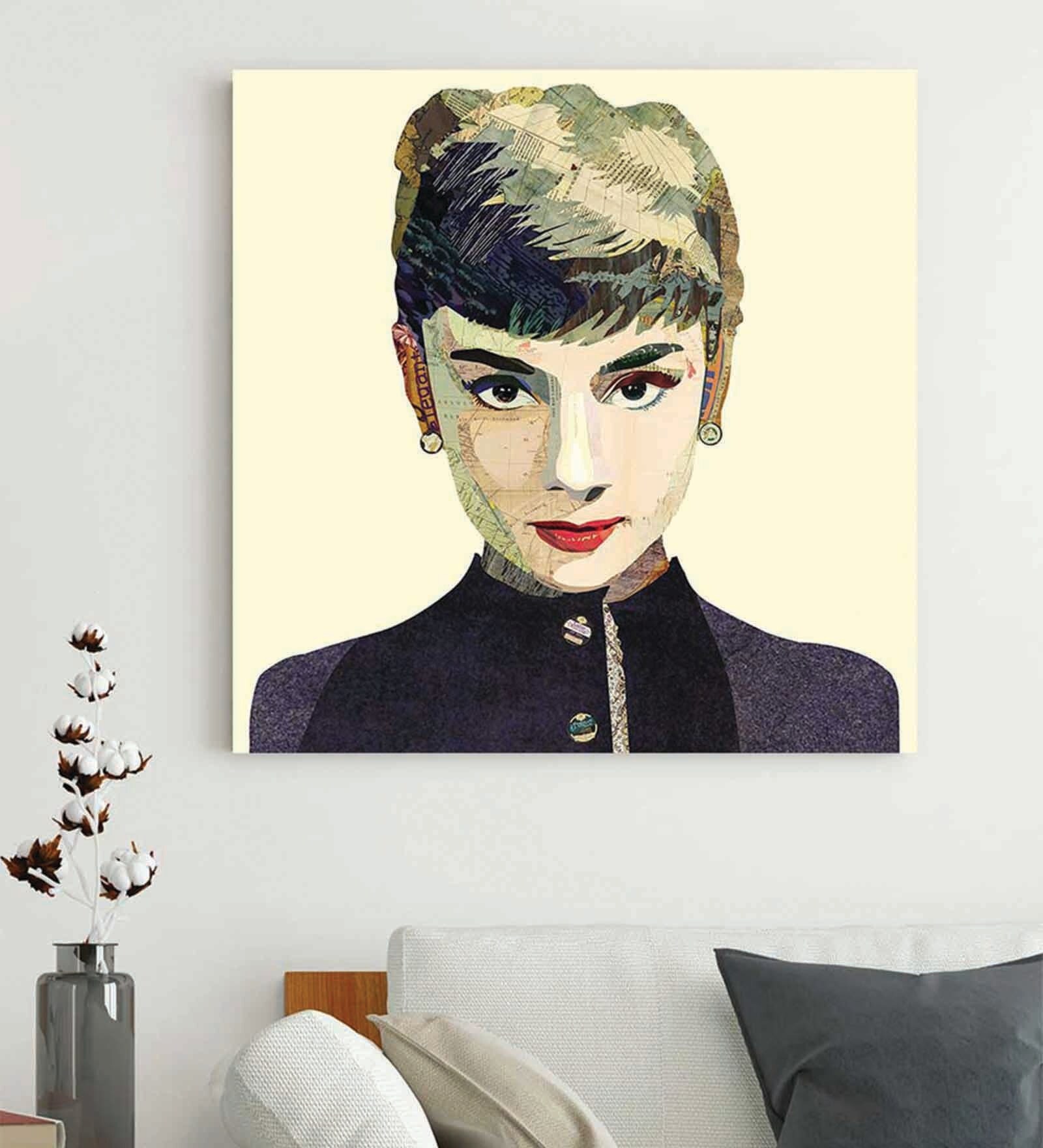 Multicolour Engineered Wood Art Print