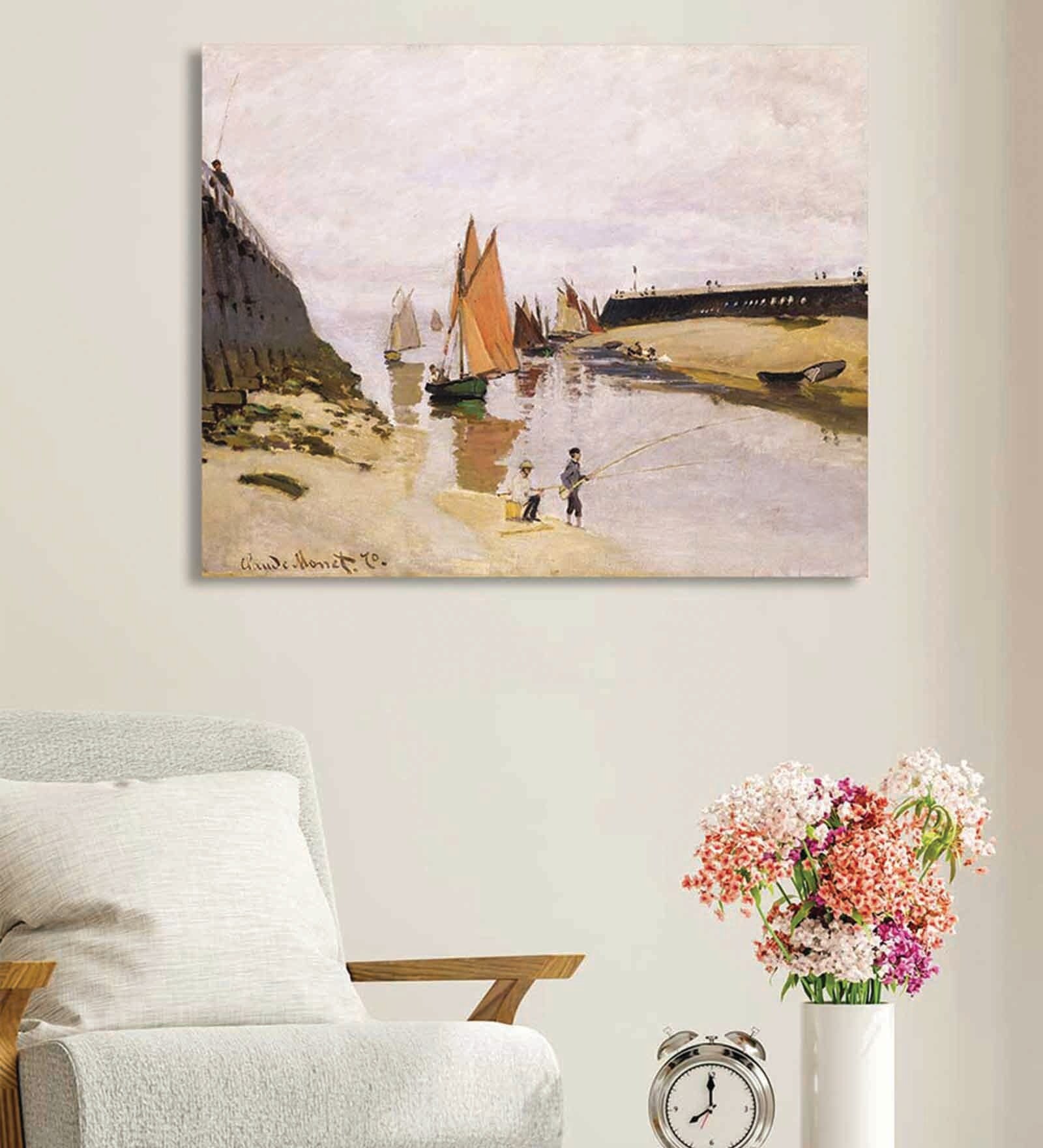 Multicolour Engineered Wood Art Print