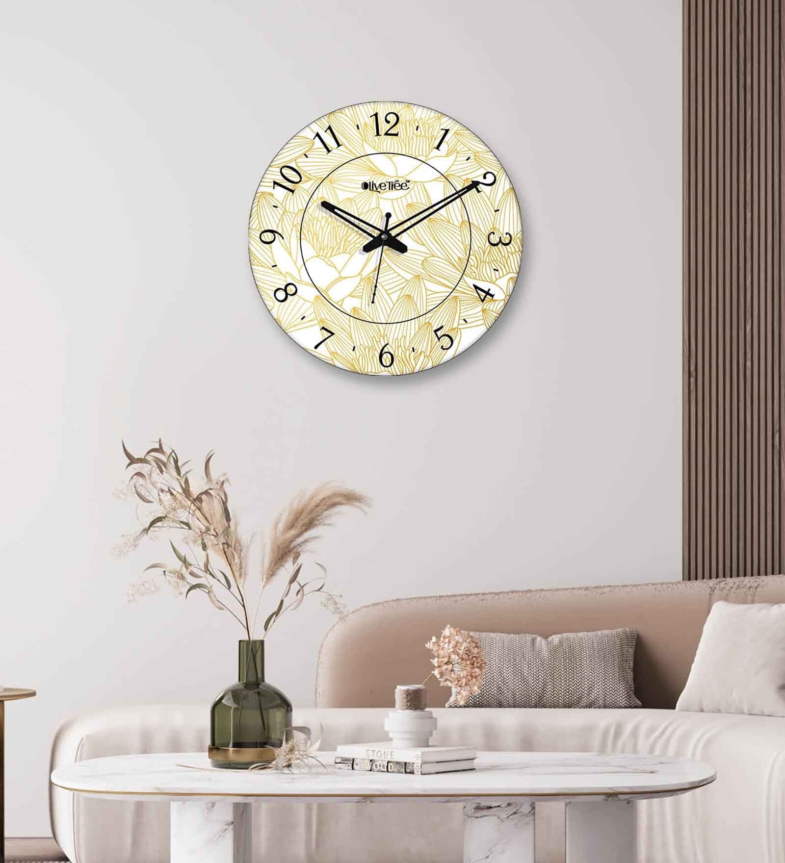 Buy Cream Engineered Wood Battery Operated Wall Clock At 60 OFF By   Multicolour Engineered Wood Battery Operated Wall Clock Multicolour Engineered Wood Battery Operated Gupshd 