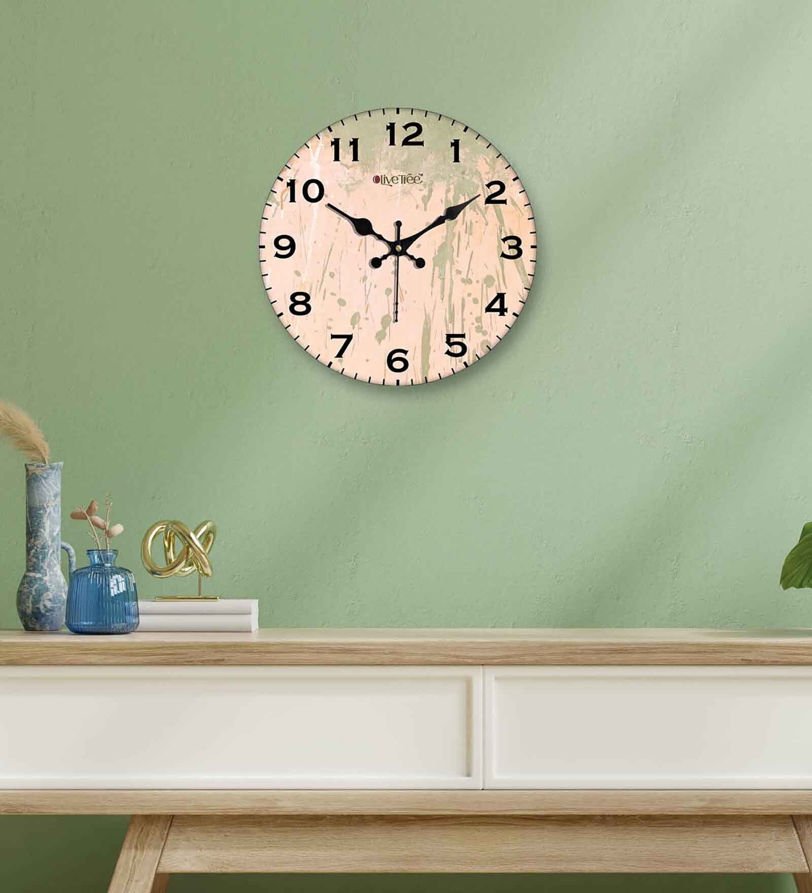 Buy Humphry Brown Engineered Wood Wall Clock at 60% OFF by Olive Tree ...