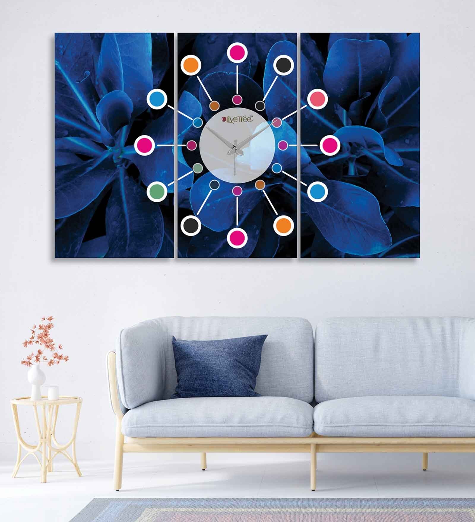Bingo Multicolour Engineered Wood Wall Clock