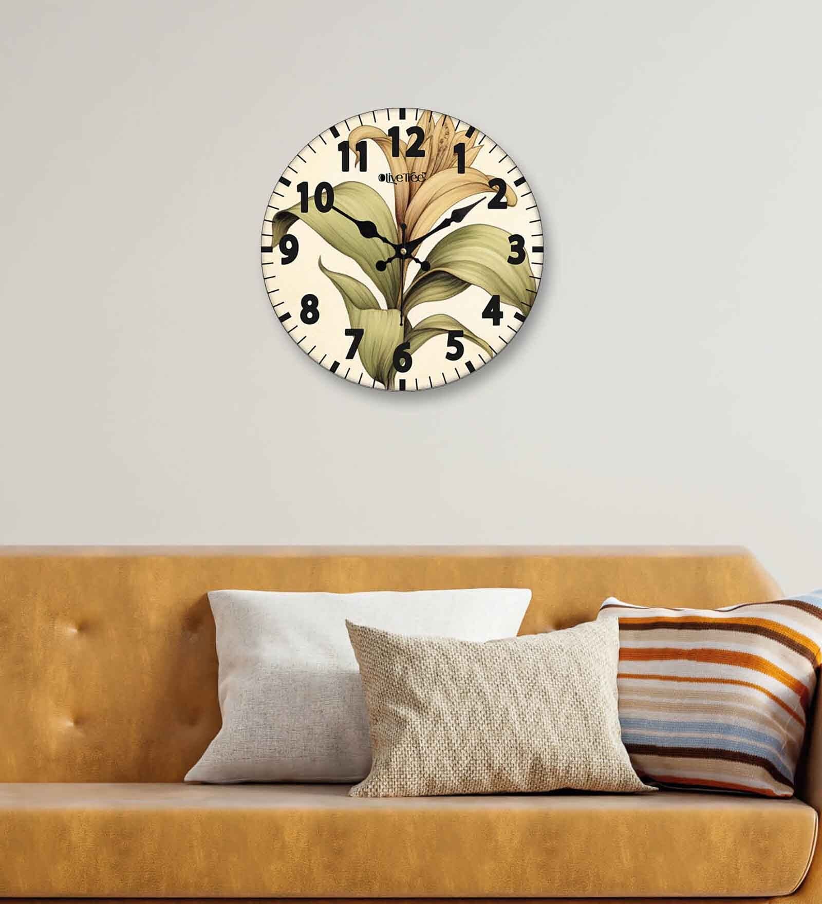 Buy Multicolour Engineered Wood Battery Operated Wall Clock At 60 OFF   Multicolour Engineered Wood Battery Operated Wall Clock Multicolour Engineered Wood Battery Operated Wabstz 