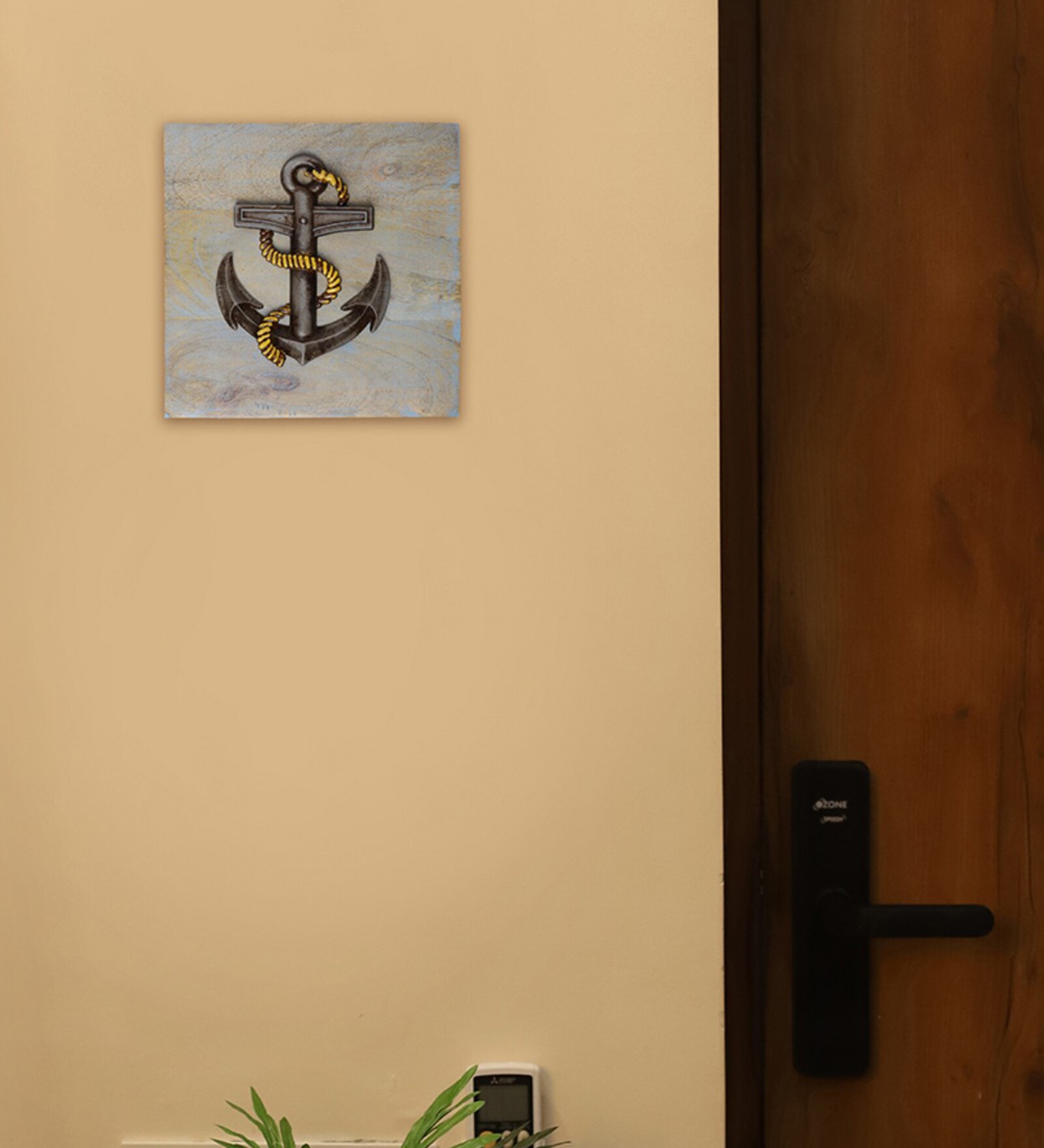 Multicolour Engineered Wood Wall Plate