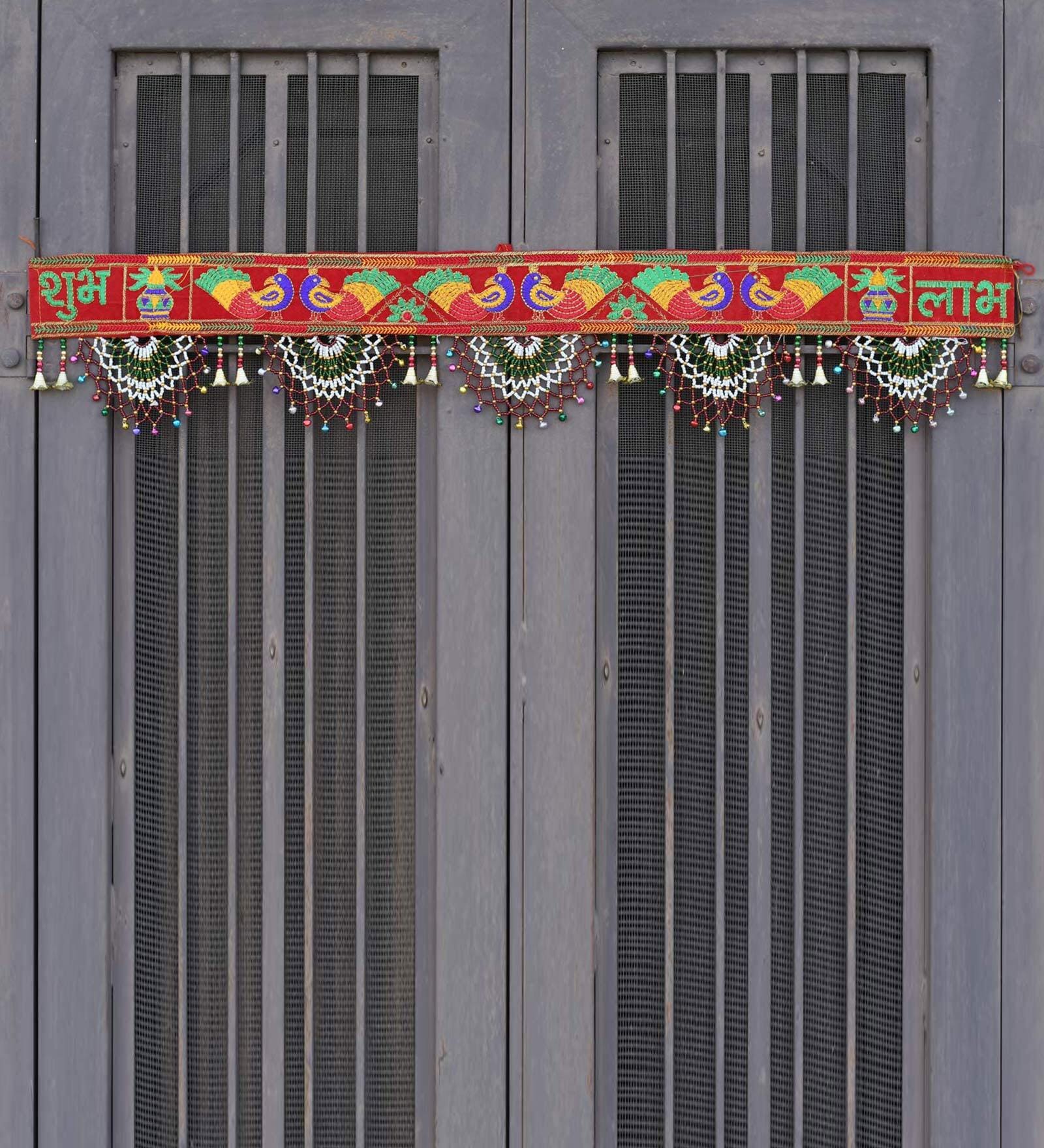 Multicolour Fabric Shubhlabh Toran