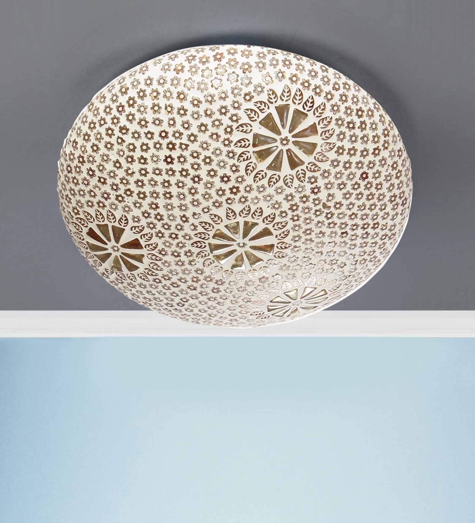 Crisanto Multicolor Glass Ceiling Flush Mount