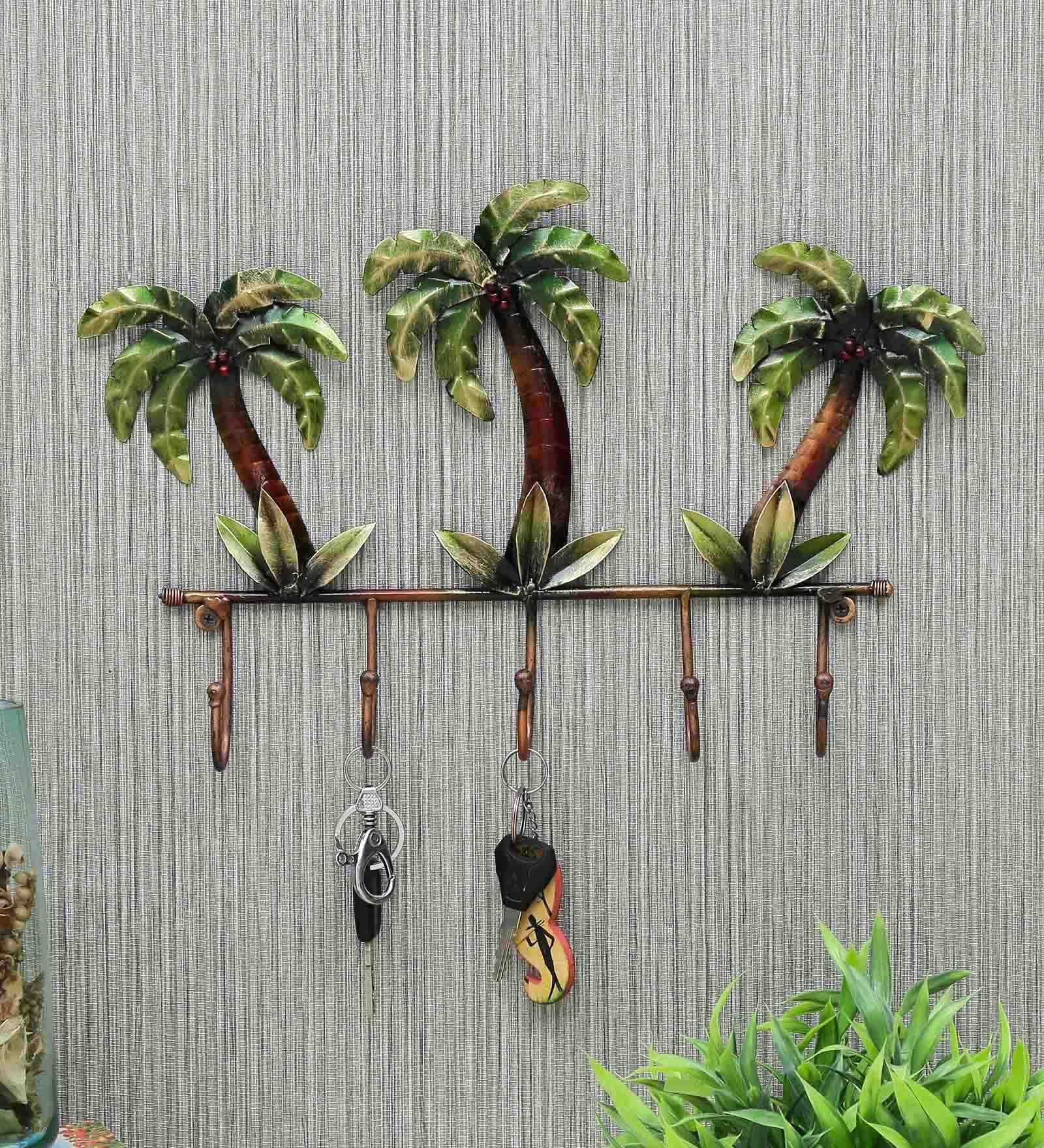 Buy Multicolour Iron Tree Key Holder at 40% OFF by Padmavati Art ...