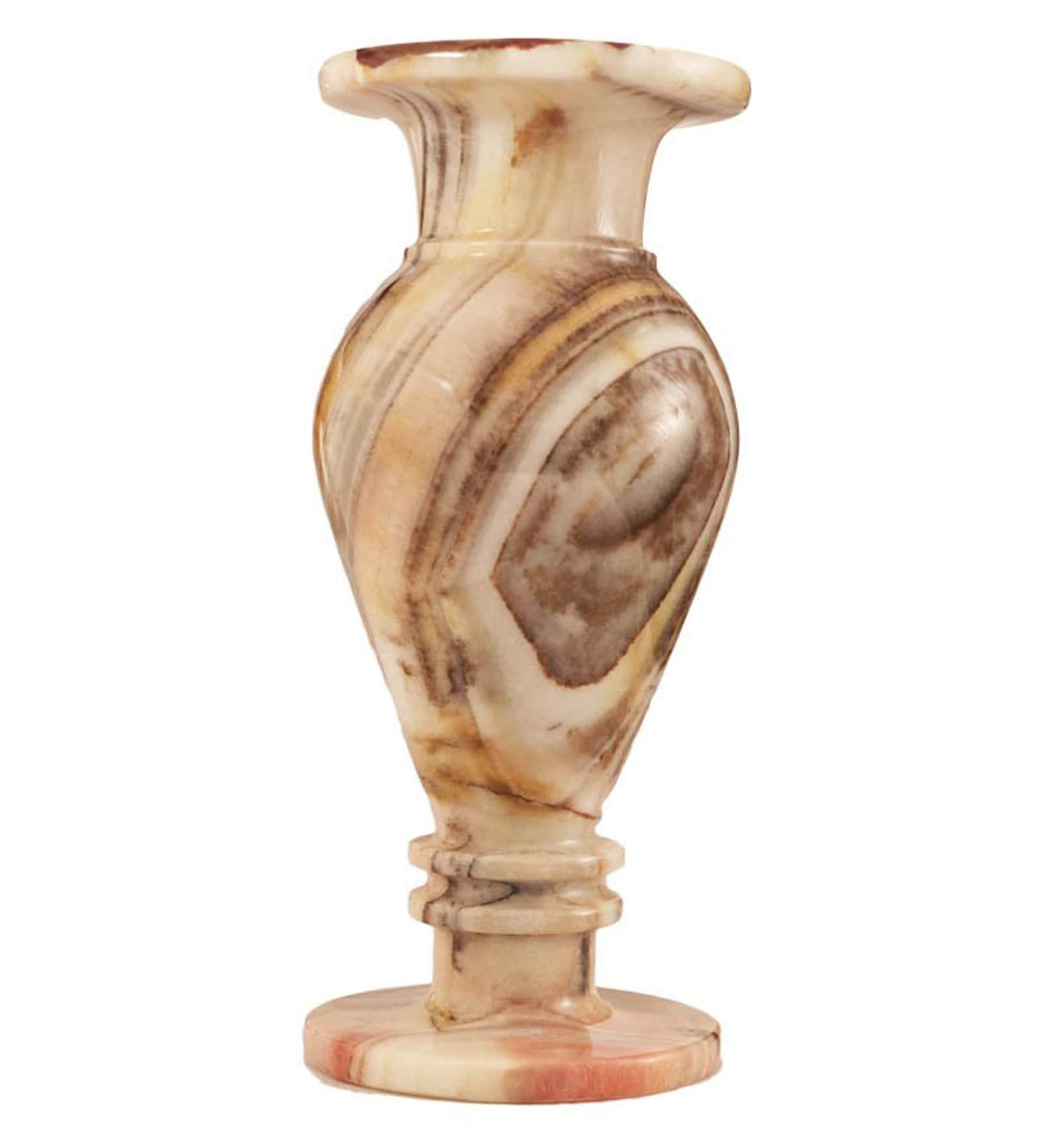 Buy Multicolour Marble Vase by CraftedIndia Online Stone & Resin