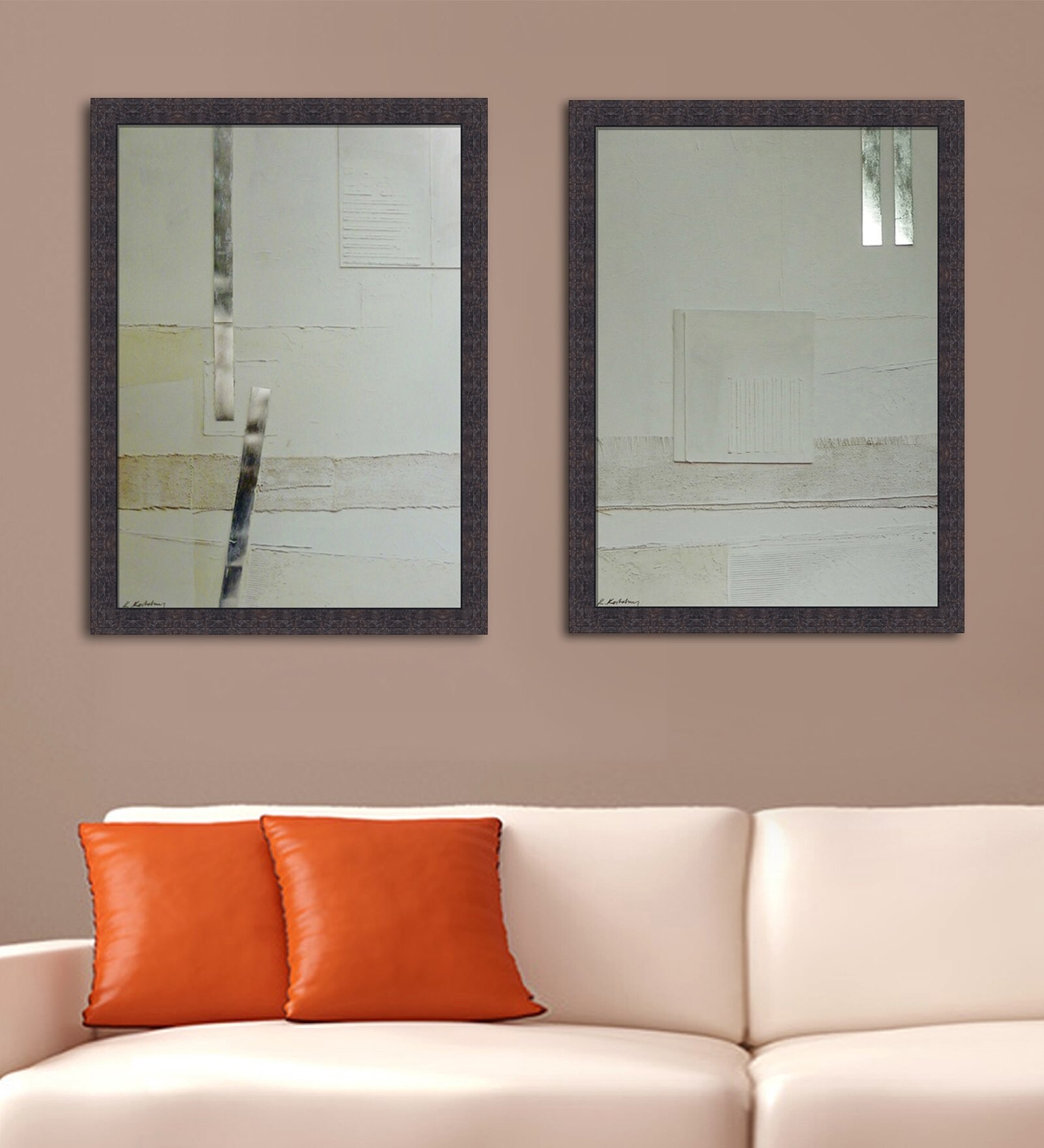 Multicolour Mdf & Canvas 31 X 23 Inch Wall Art