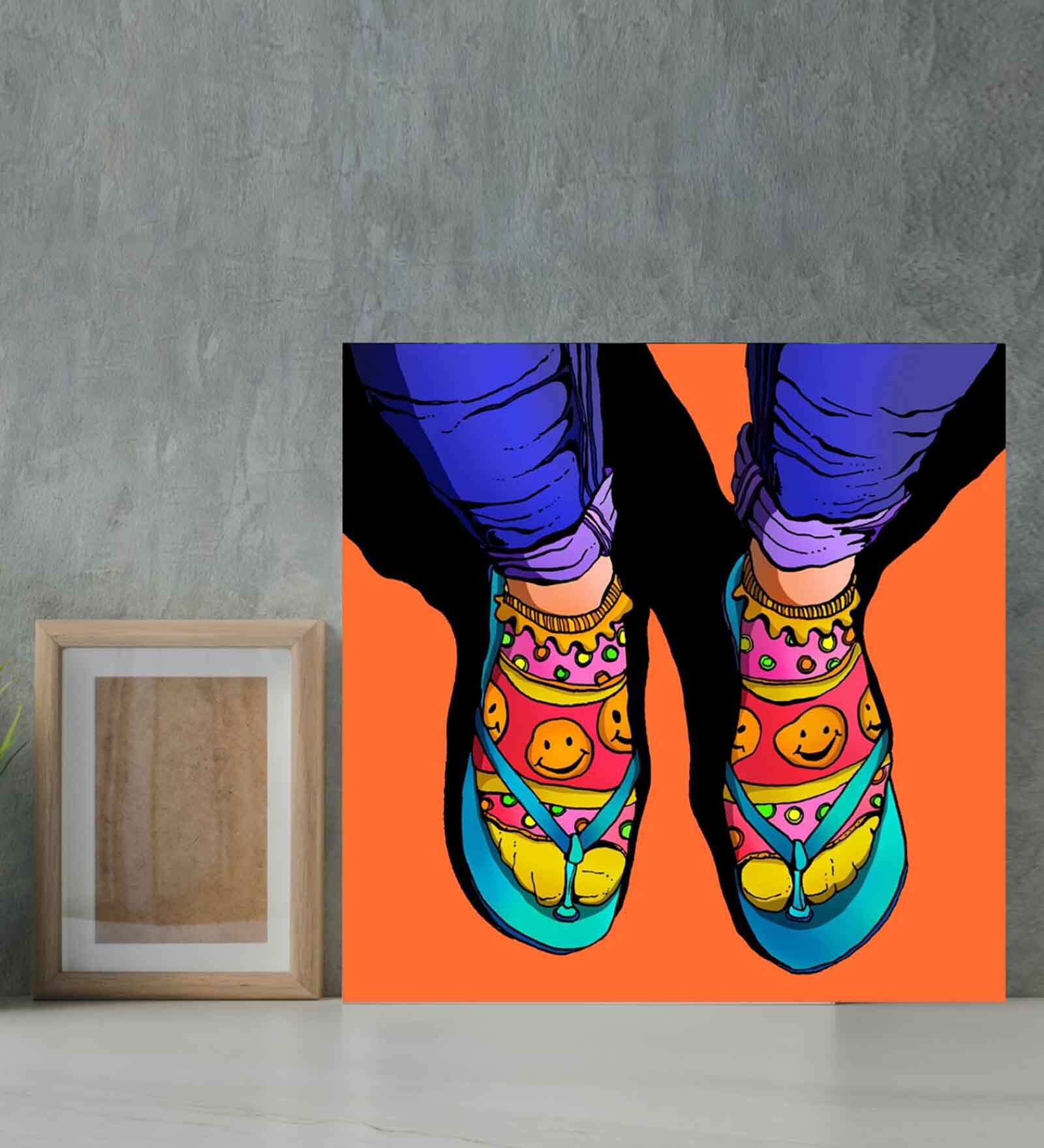 Freestyle Multicolour MDF Art Print