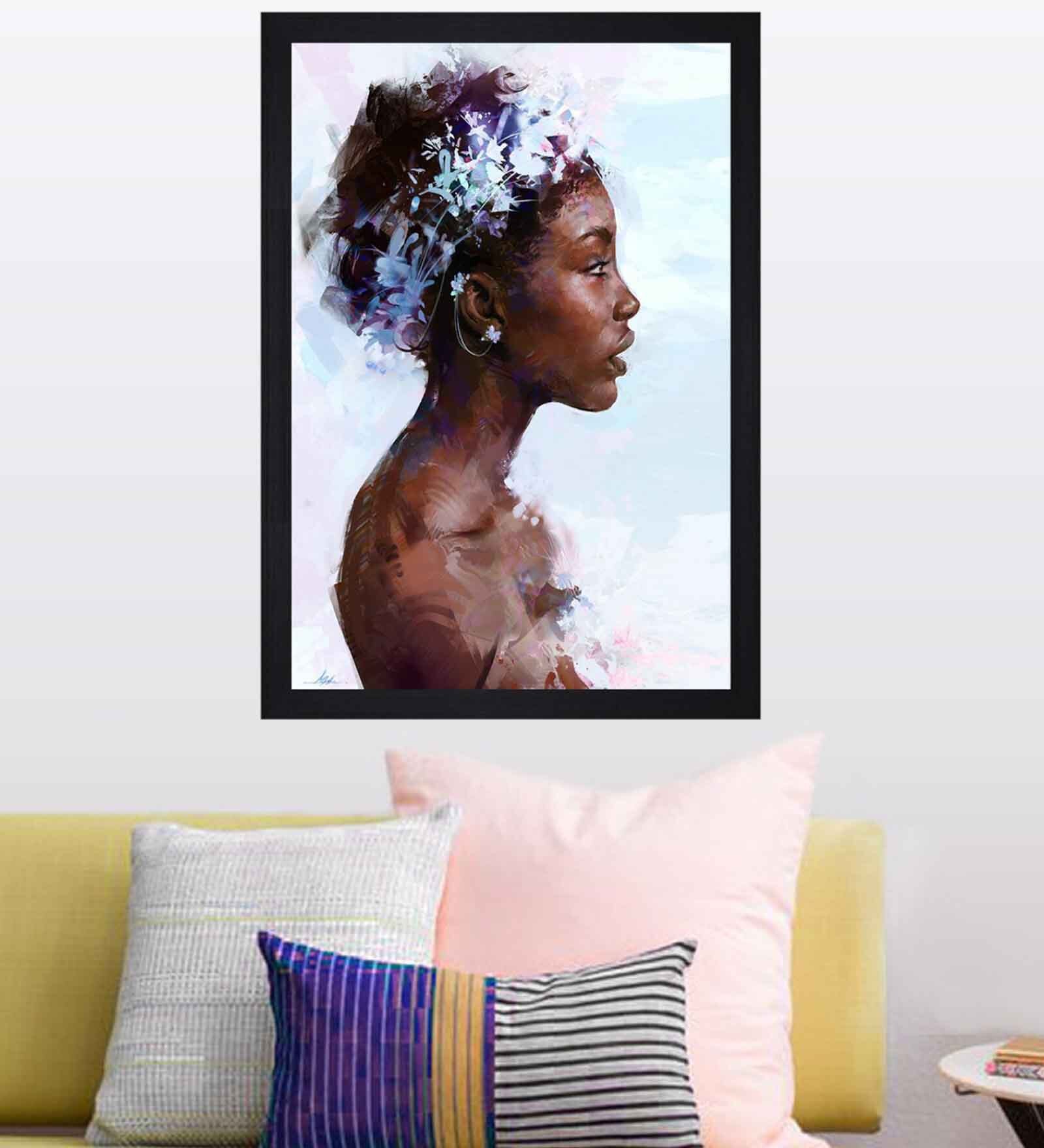 Rhombus Multicolour MDF  Art Prints