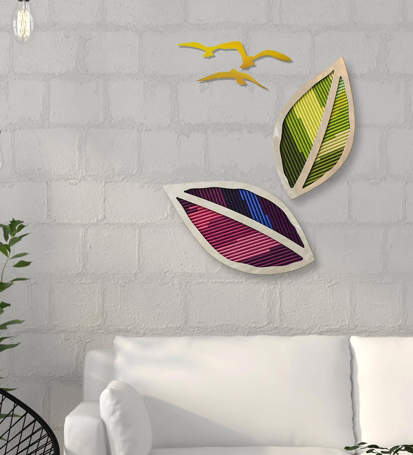 Multicolour Silk Splendour Wall Mural