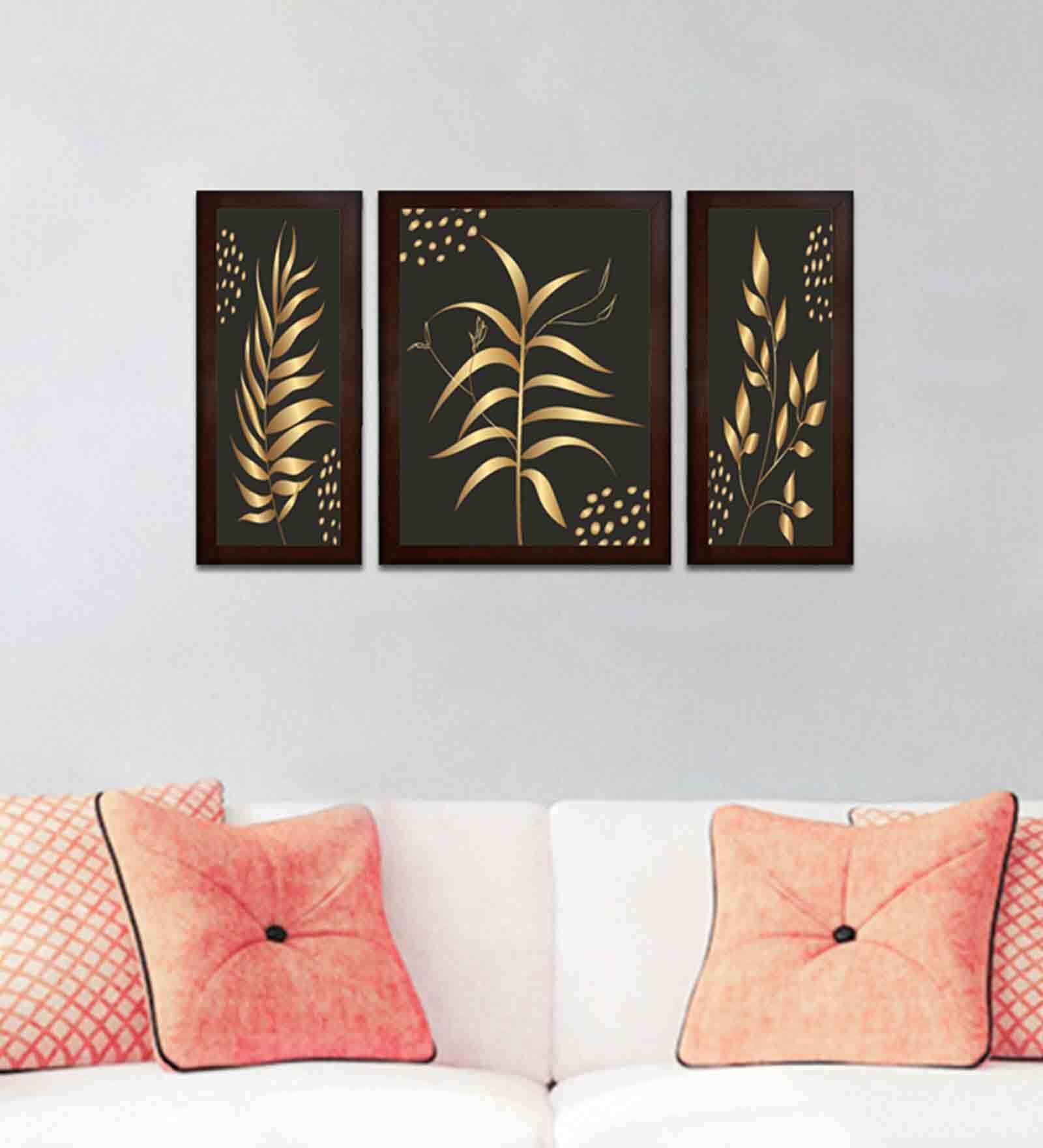 Multicolour MDF Superb Yellow Effect Flower Wall Painting