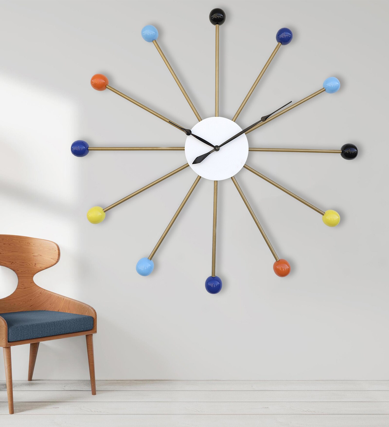 Metal Designer Analog Novelty Wall Clock