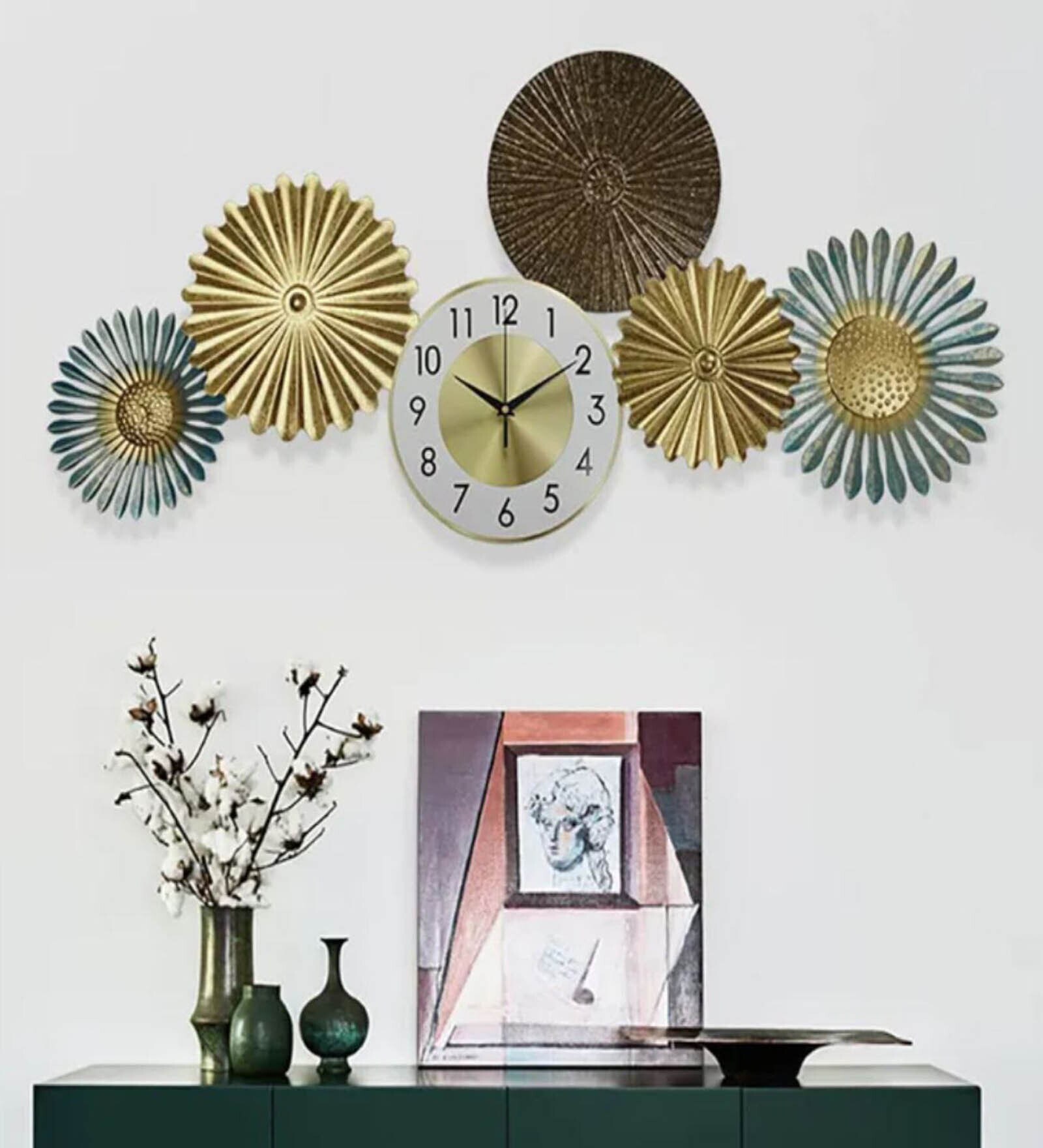 Novalty Clock Buy Multicolour Metal Novelty Clock at 43% OFF by THE ART HOUSE | Pepperfry