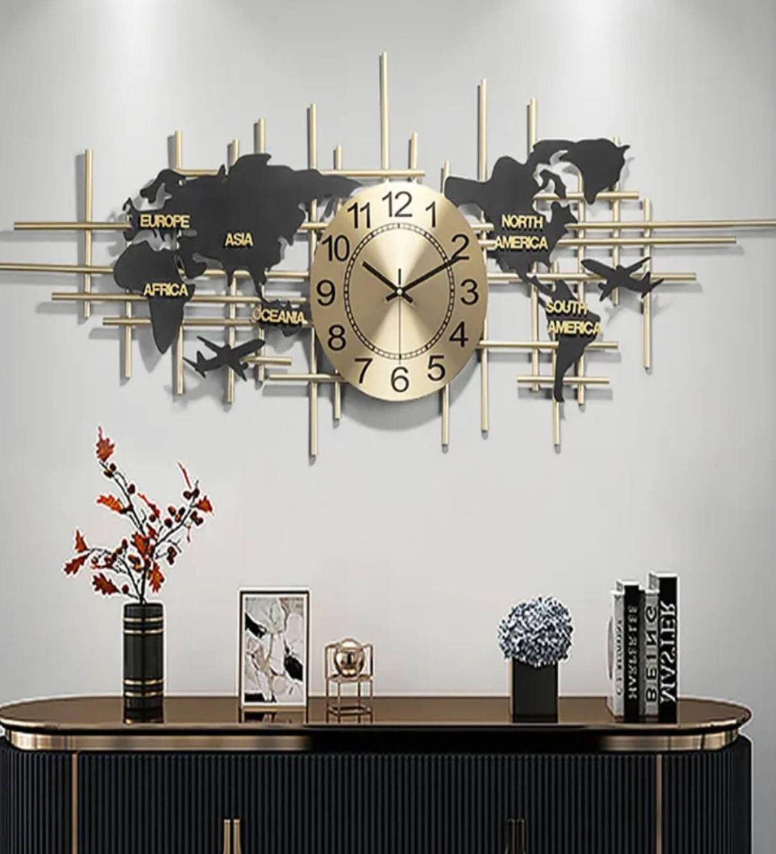 Novalty Clock Buy Multicolour Metal Novelty Clock at 40% OFF by THE ART HOUSE | Pepperfry