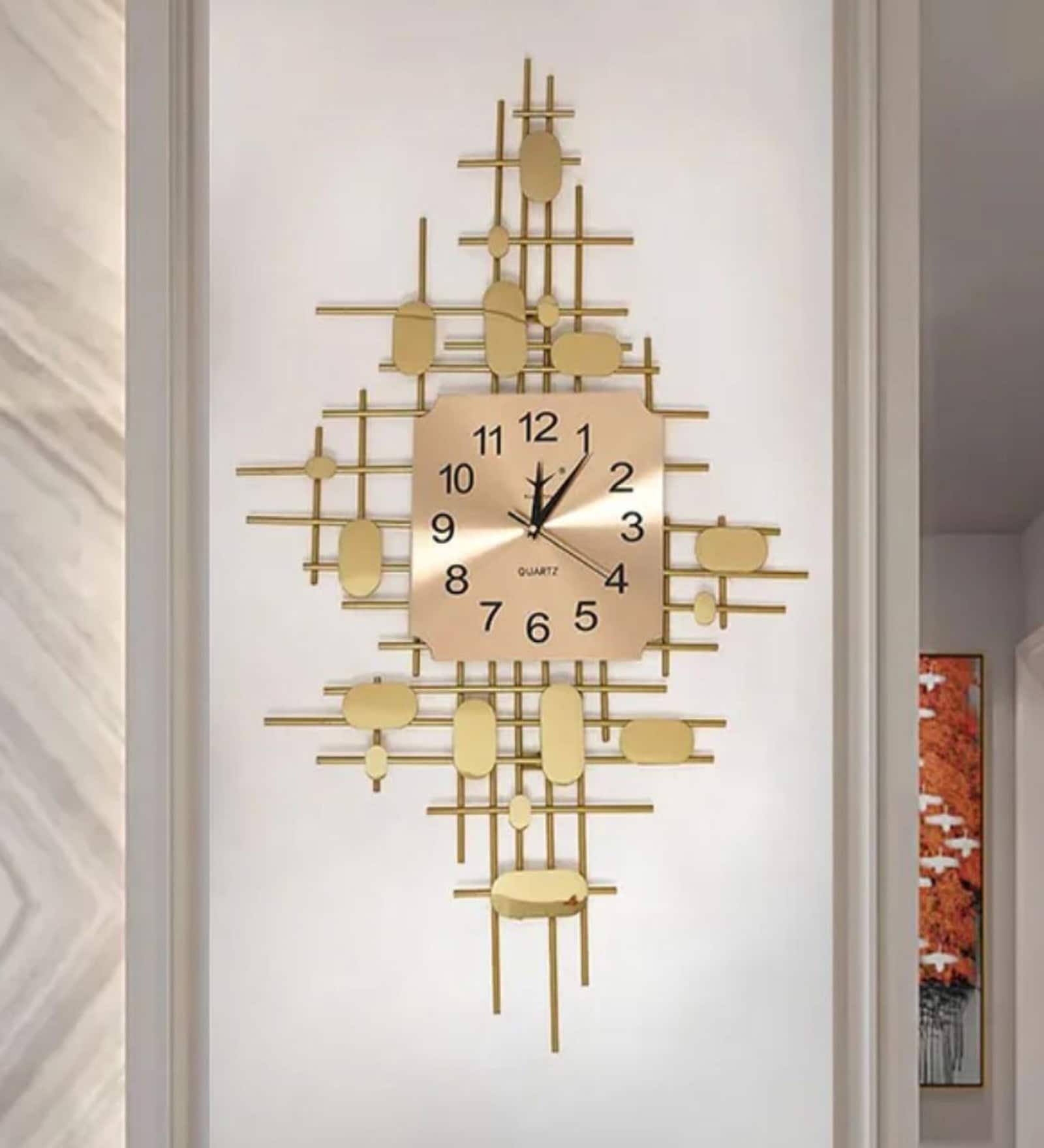 Multicolour Metal Novelty Clock