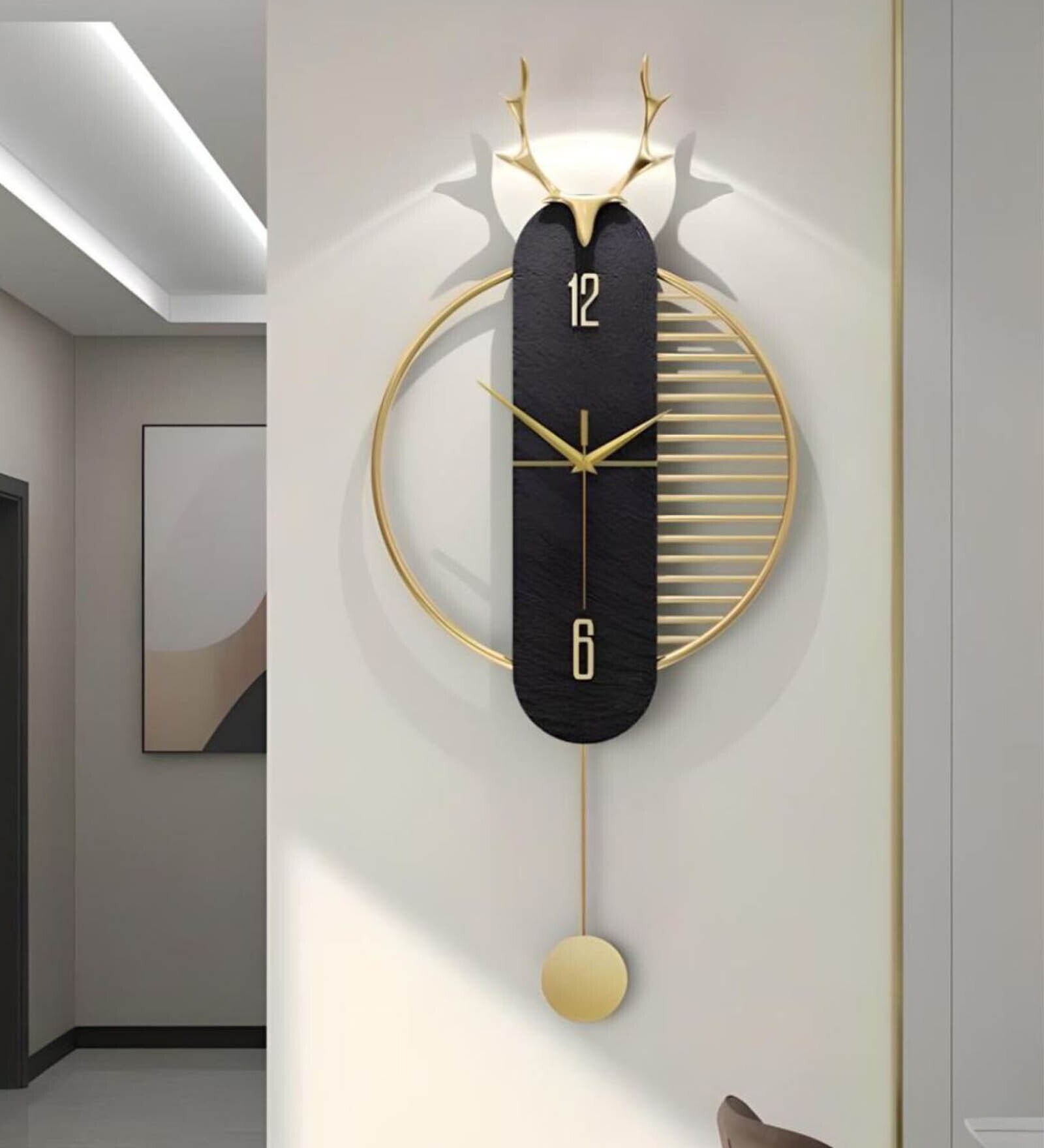 Multicolour Metal Novelty Clock