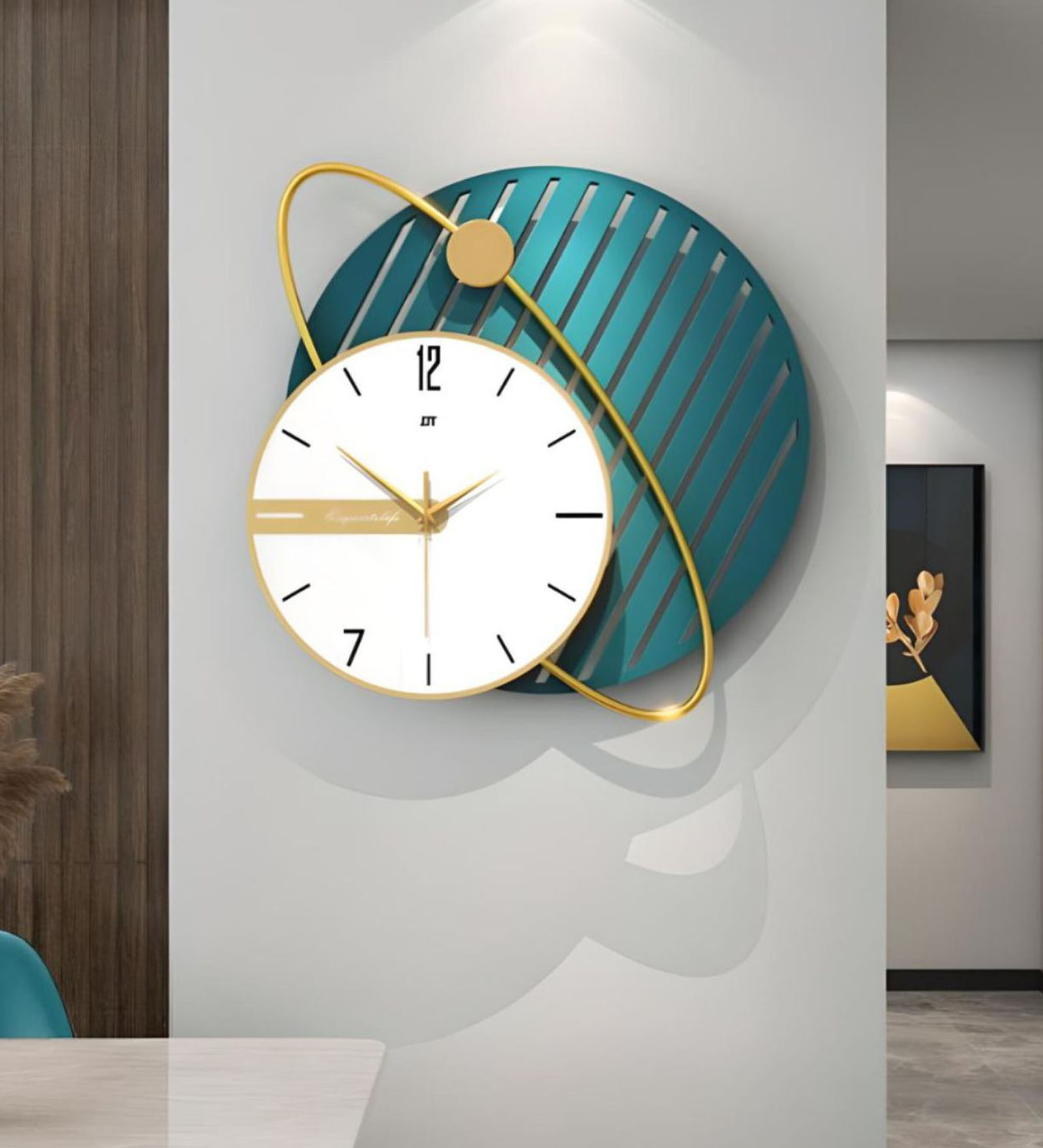 Multicolour Metal Novelty Clock