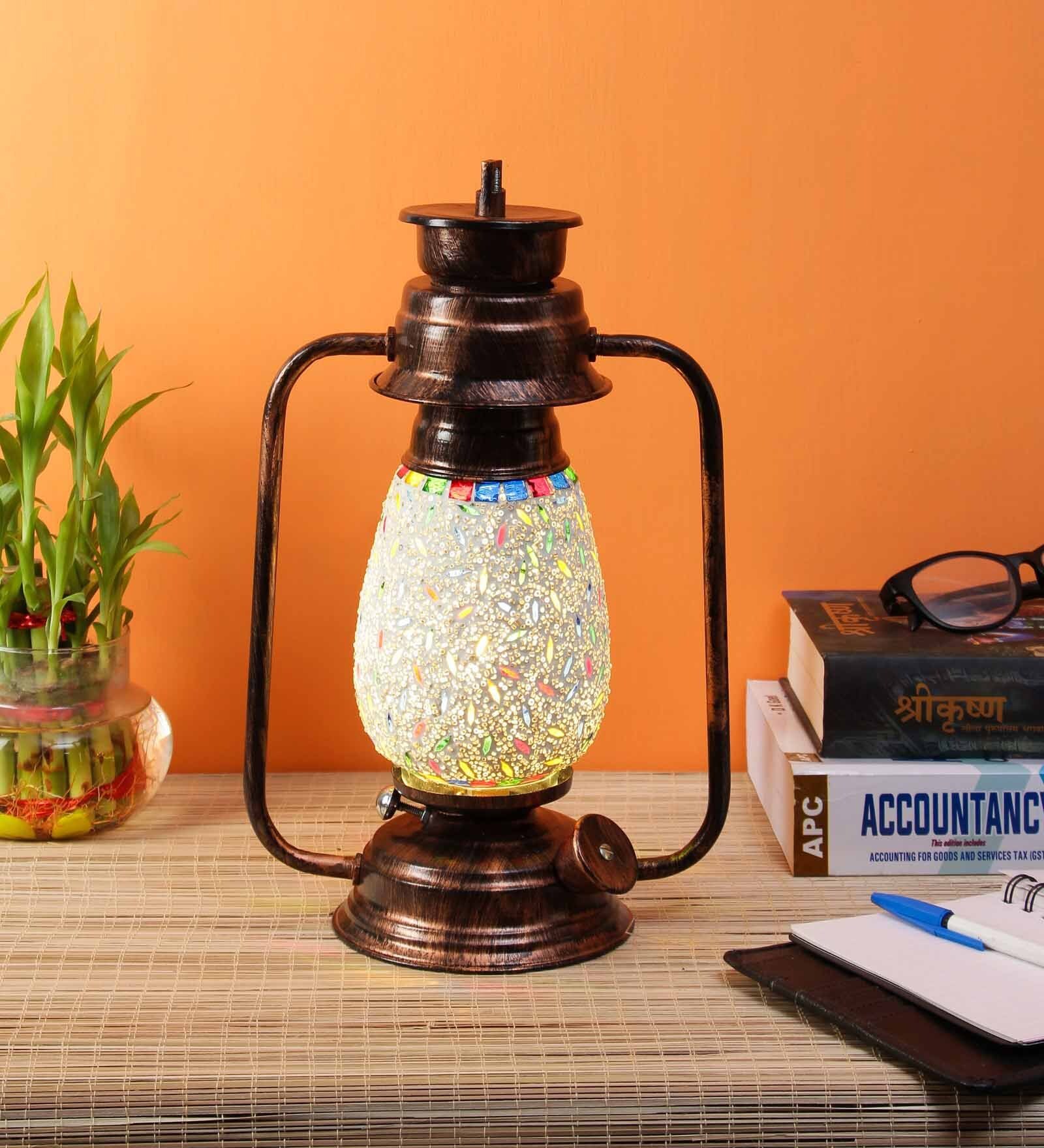 Multicolour Metal Table Lanterns