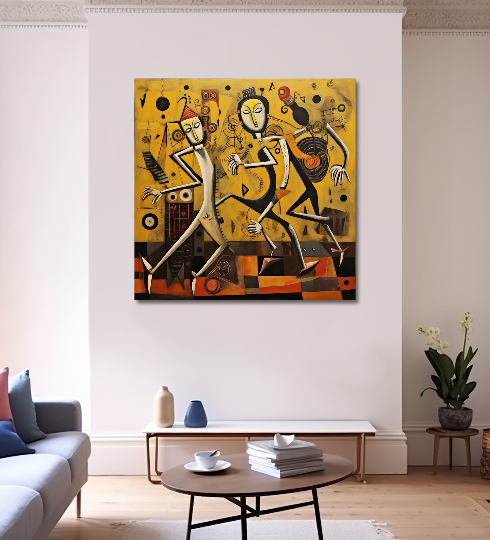 Powerless Canvas Pine Wood 24x24 Art Print