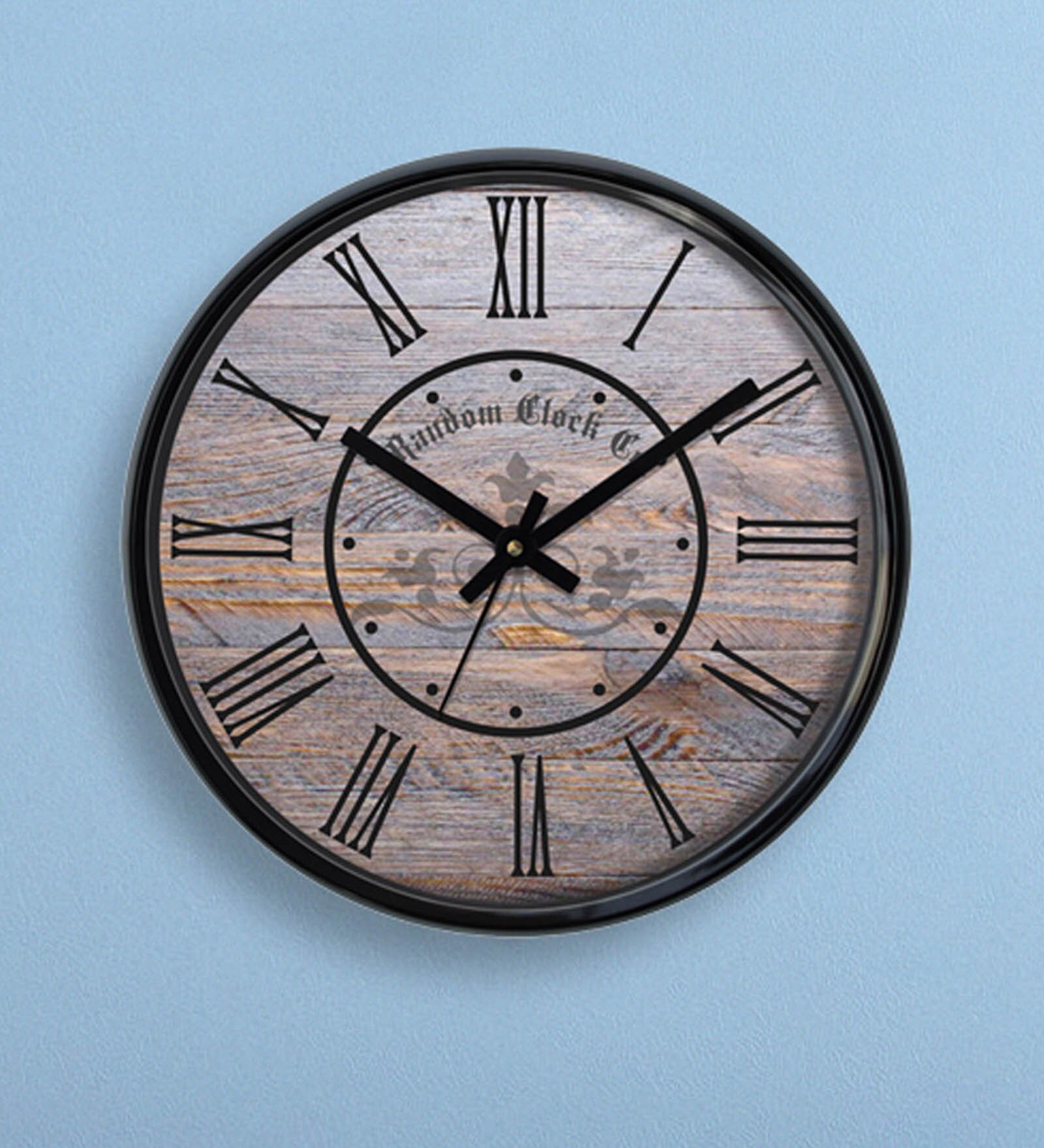 Multicolor Plastic Analog Wall Clock