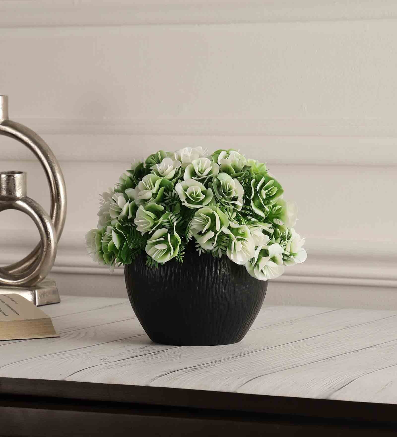 Multicolour Polyester and Plastic Artificial Plants