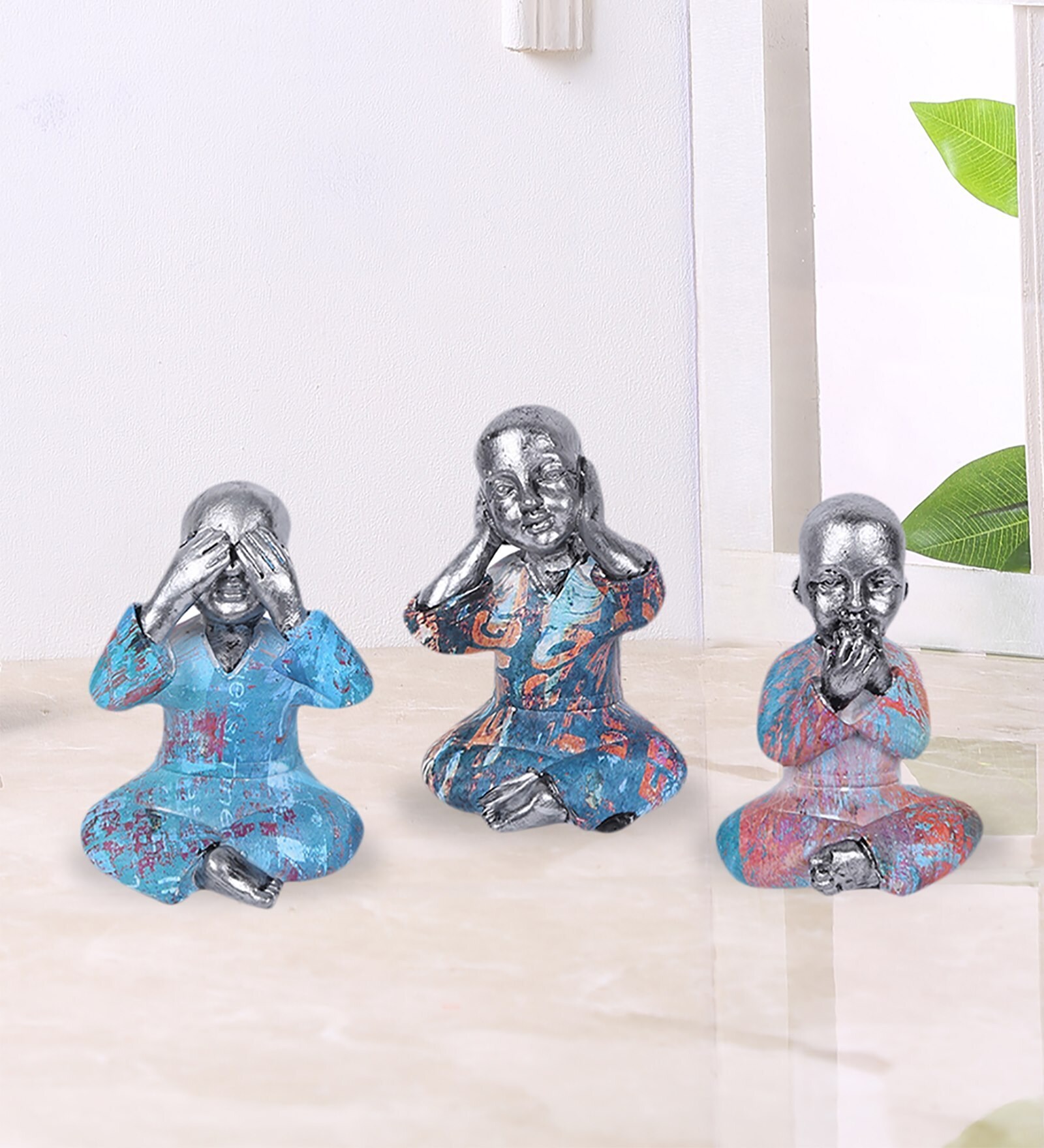 Multicolour Resin Figurine