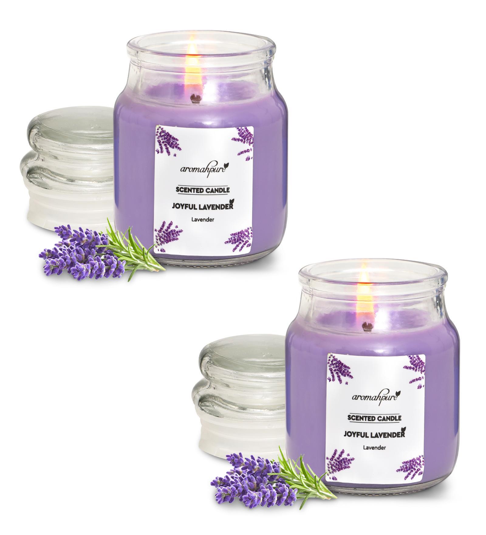 Buy Lavender Aroma Purple Soy Wax (Set Of 2) Scented Candles At 15% OFF ...