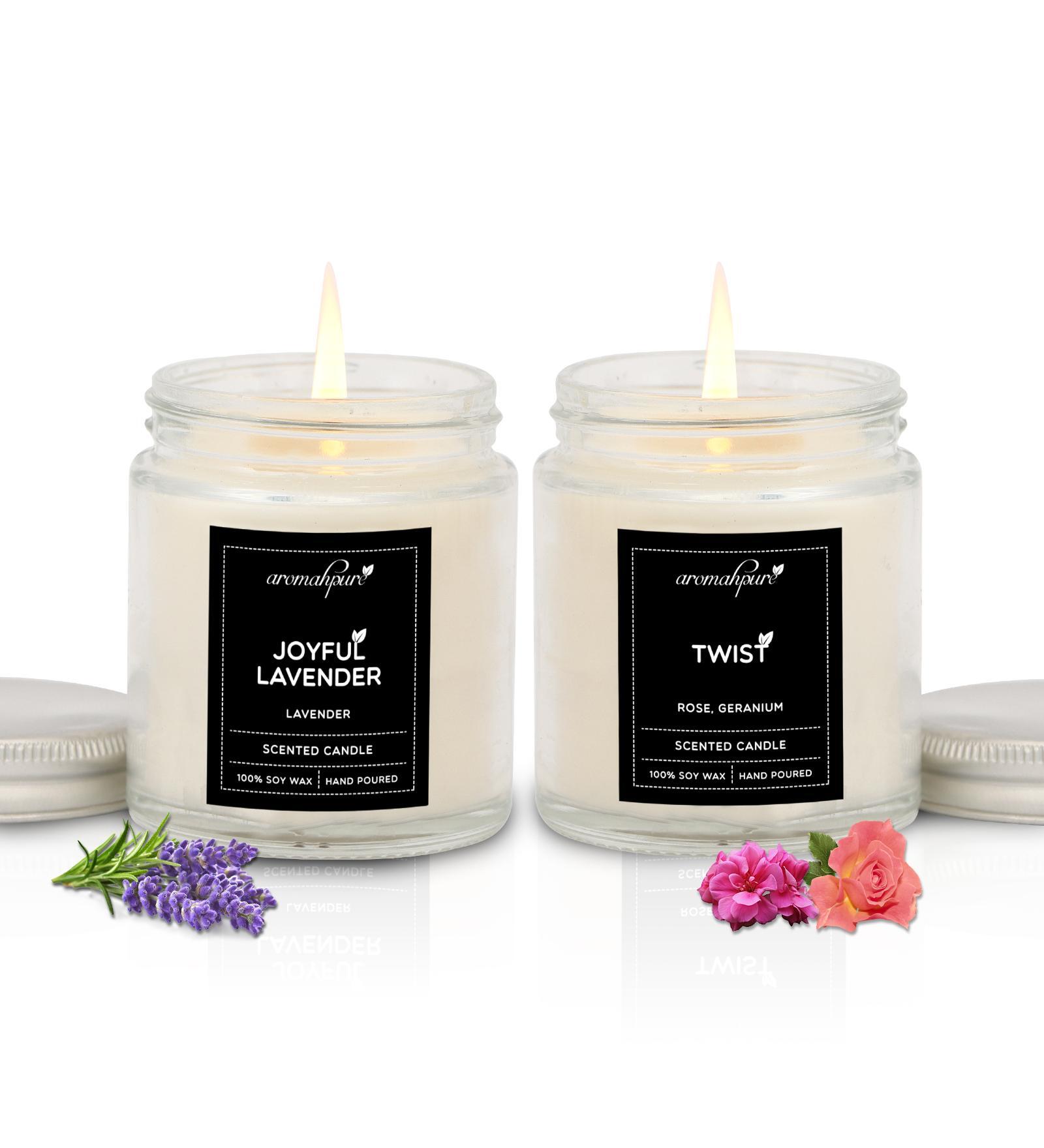 Screw White Soy Wax Scented Candle