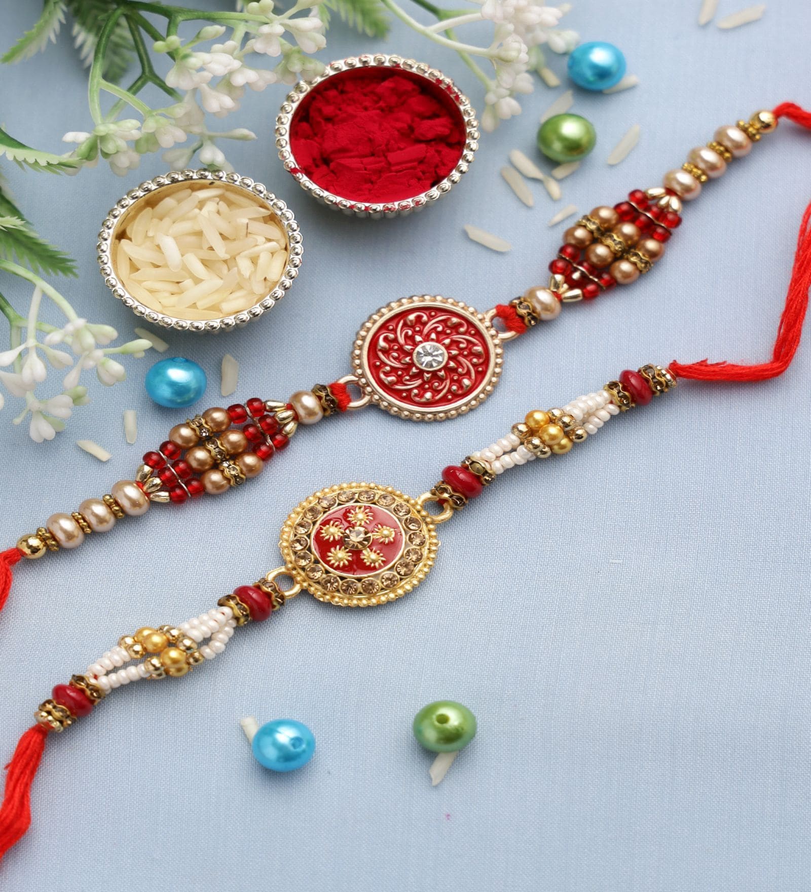 Thread For Rakhi Buy Multicolour Thread & Plastic (Set of 2) Rakhi Set at 21% OFF by ...