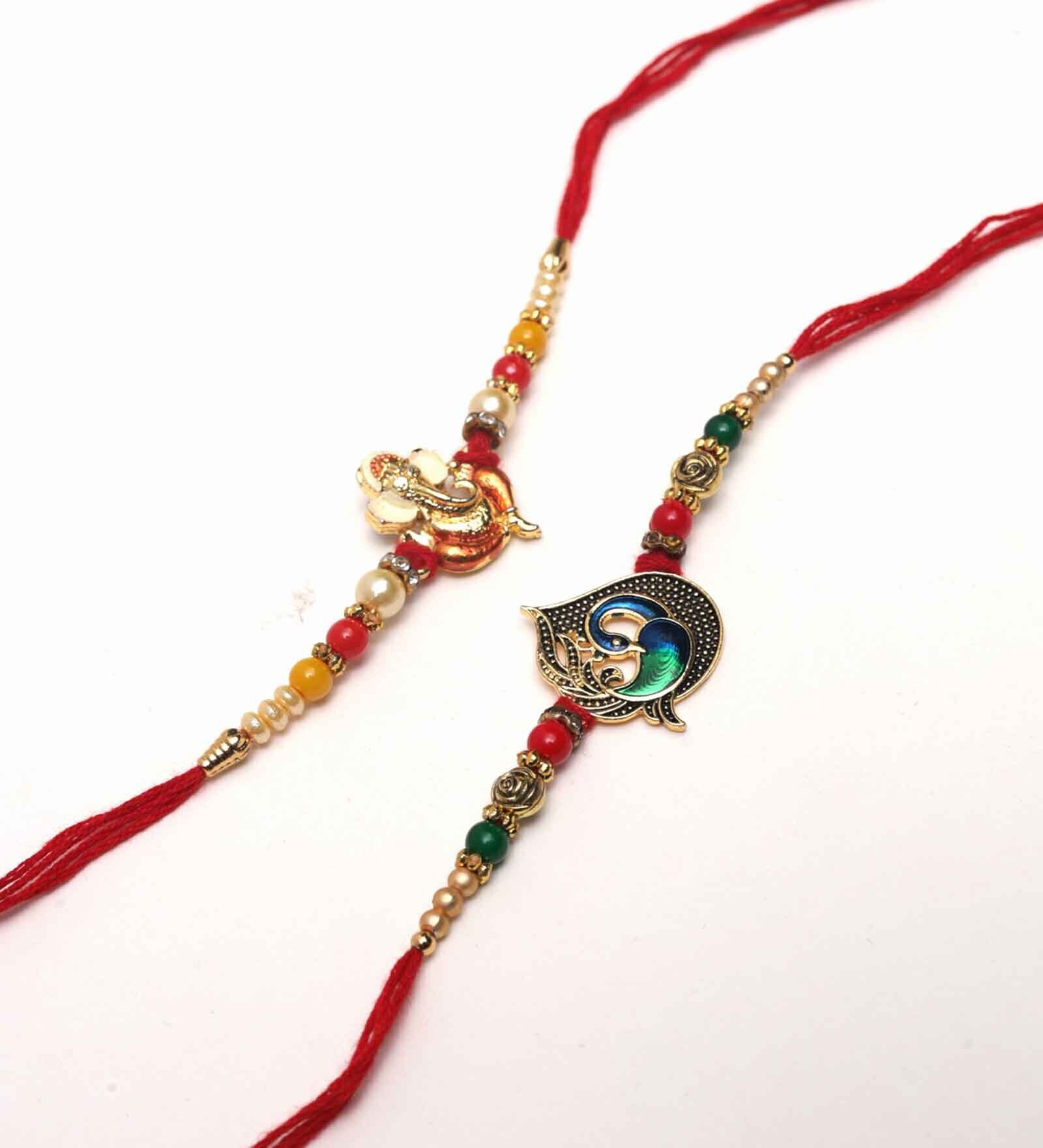 Thread For Rakhi Buy Multicolour Thread & Plastic (Set of 2) Rakhi Set at 43% OFF by ...
