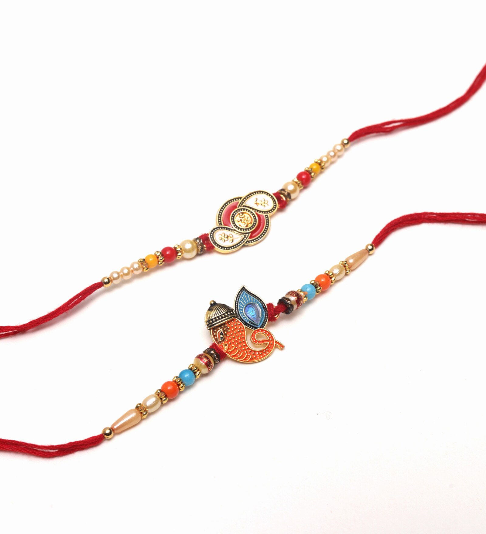 Thread For Rakhi Buy Multicolour Thread & Plastic (Set of 2) Rakhi Set at 43% OFF by ...