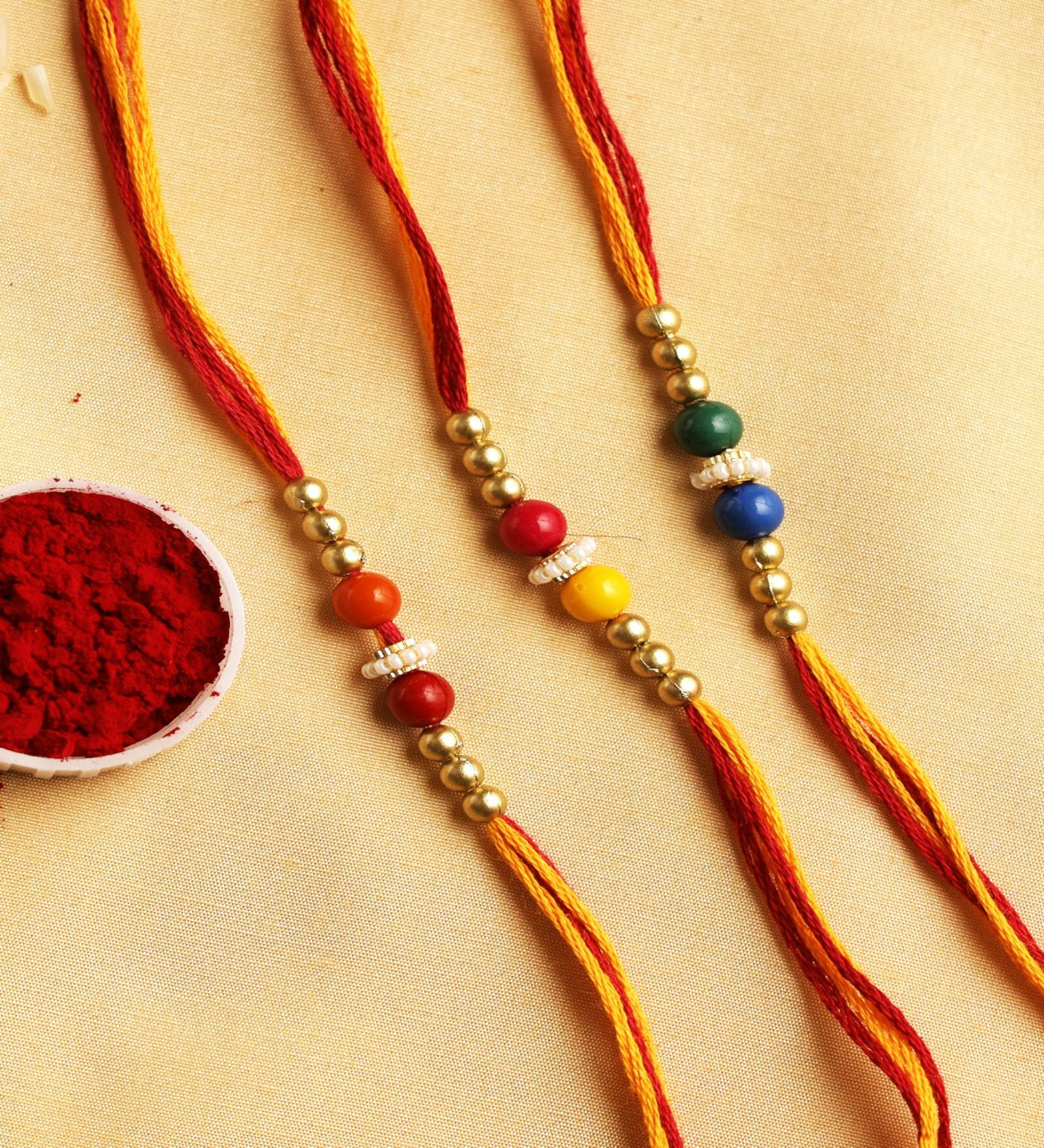 Thread For Rakhi Buy Multicolour Thread & Plastic (Set of 3) Rakhi Set at 33% OFF by ...