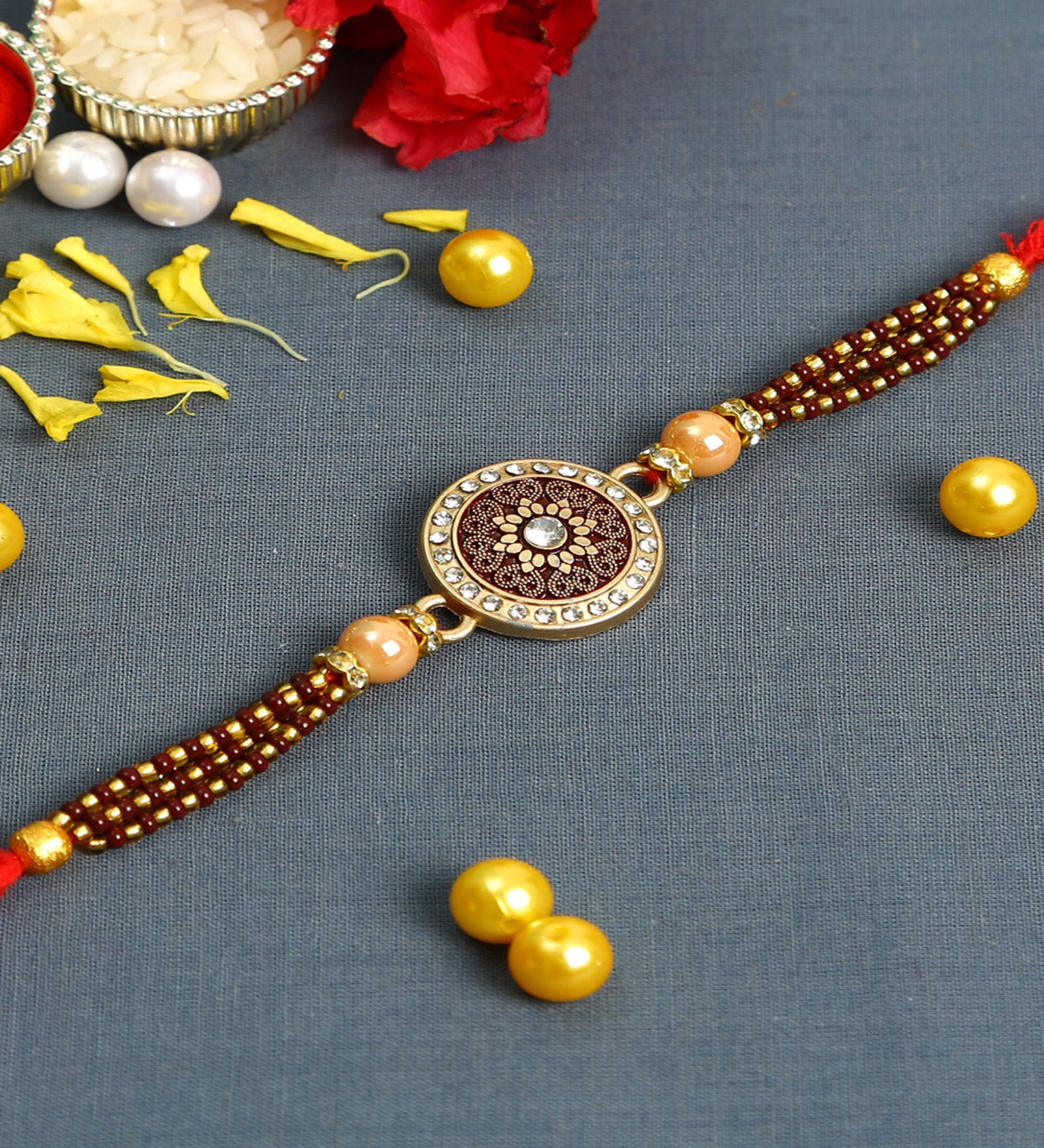 Thread For Rakhi Buy Multicolour Thread & Plastic Rakhi Set by Aapno Rajasthan at 40% ...