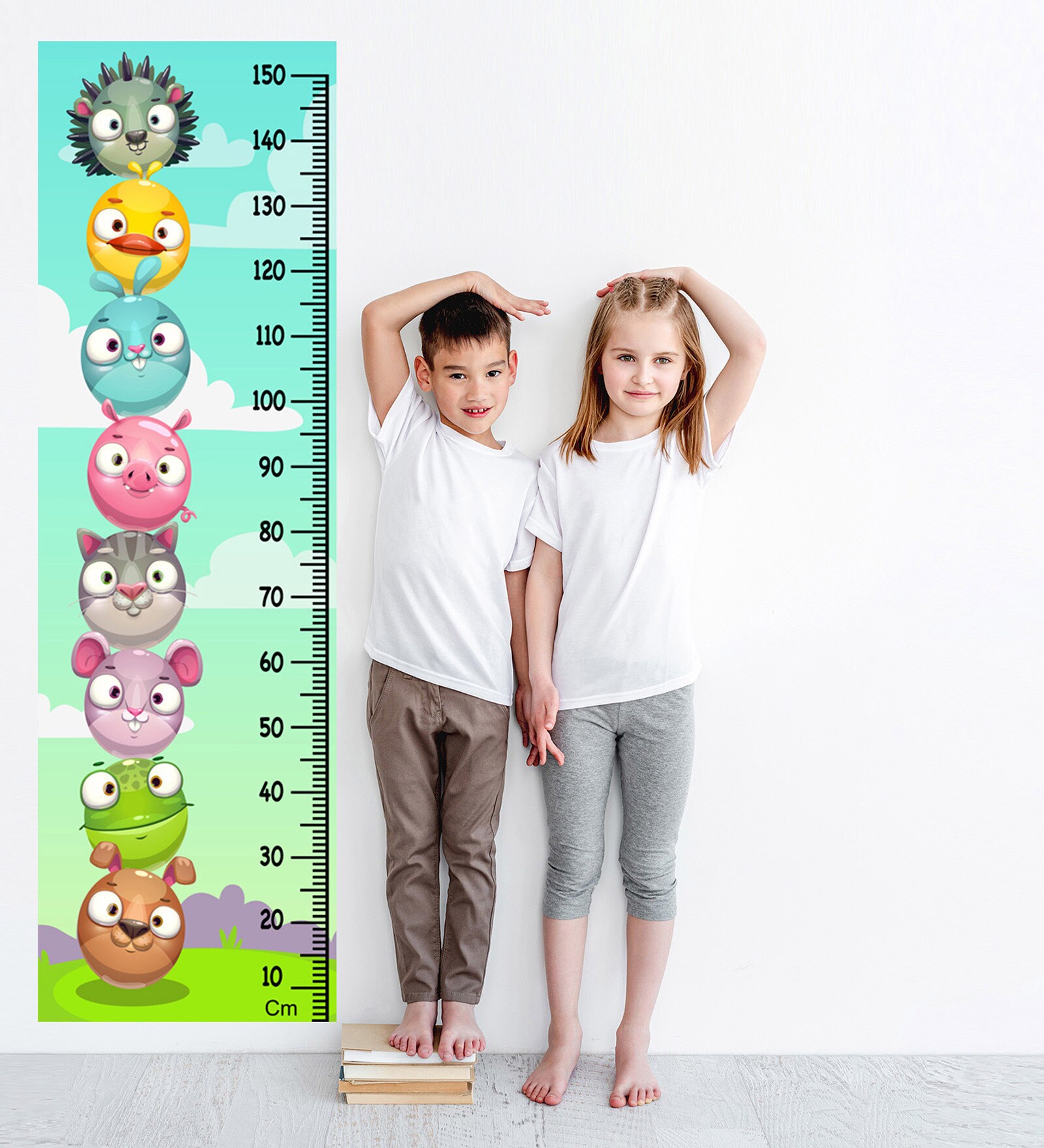 Nico Funny
Cartoon Multicolour Vinyl Height Chart