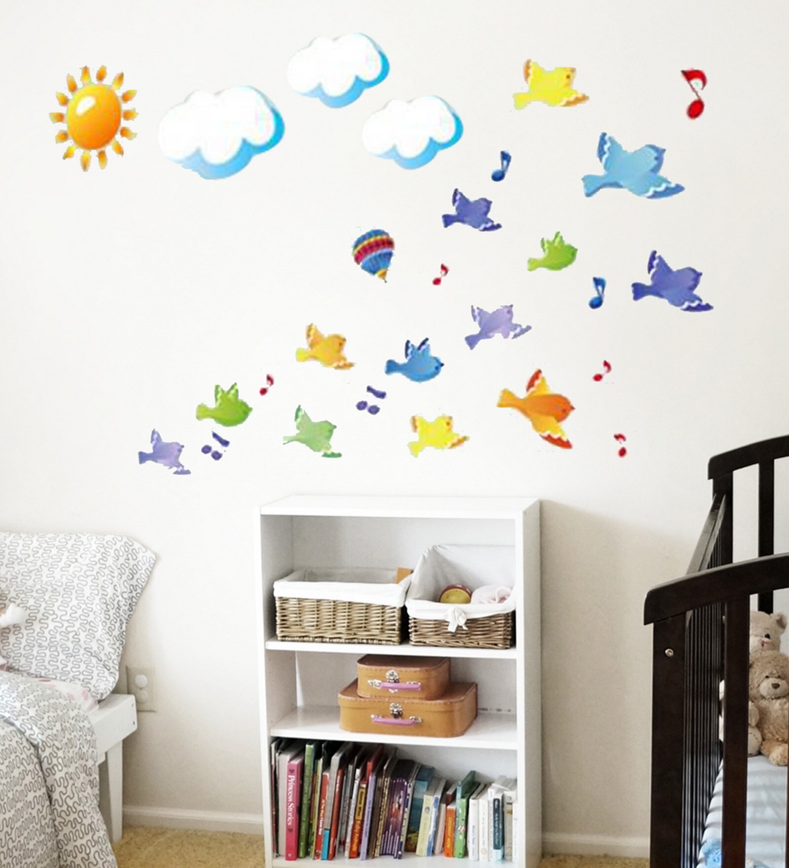 Multicolour Vinyl Wall Stickers