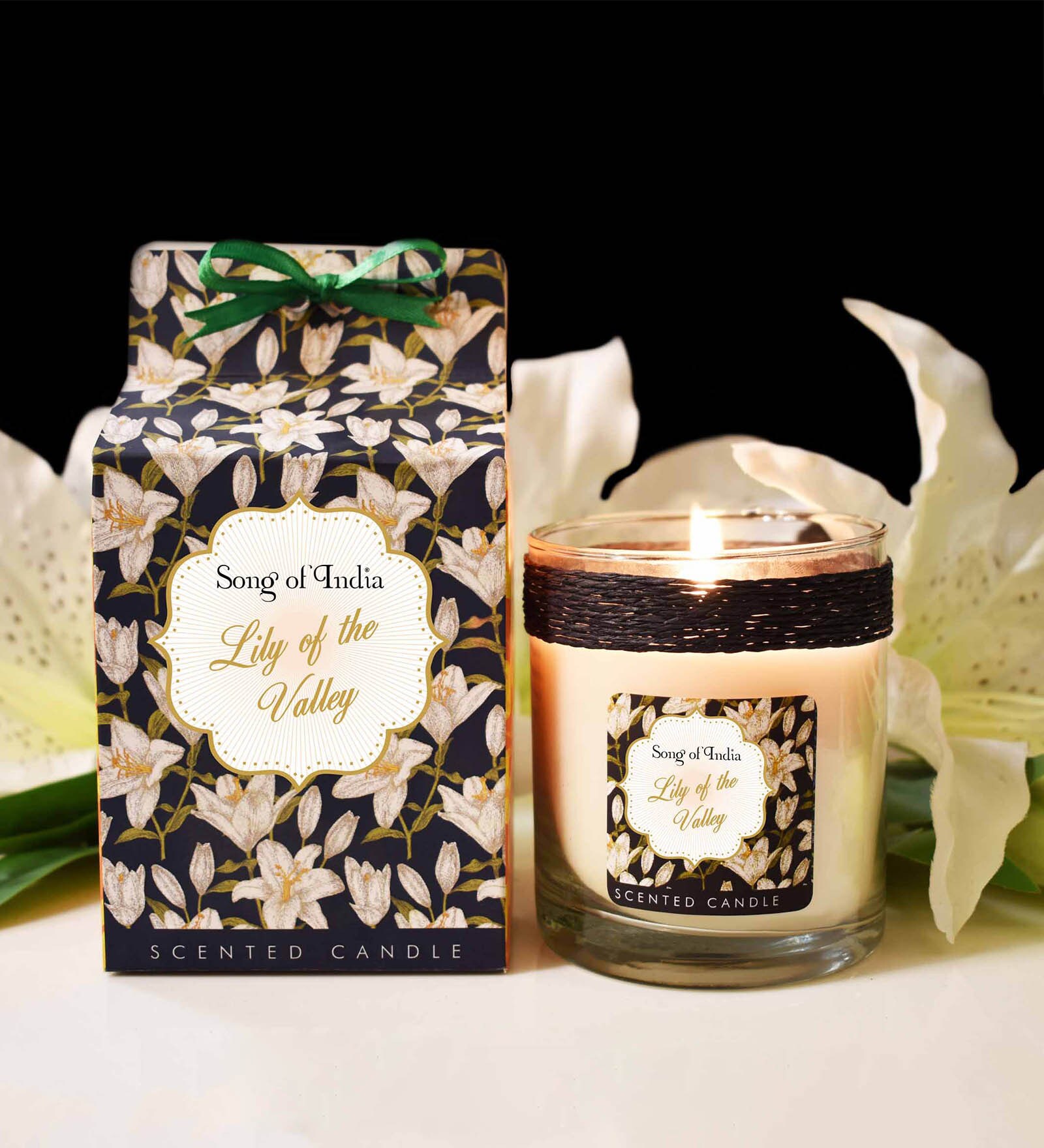 Lily of The Valley Little Pleasures Scented Candle in Glass Jar