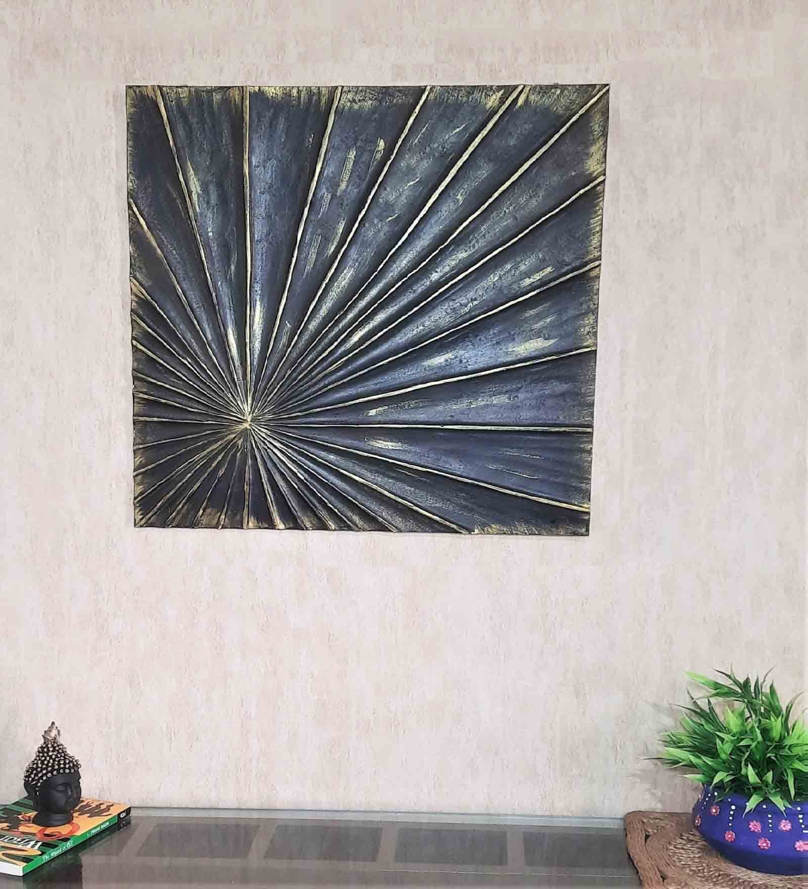 Multicolour Wood Wall Art