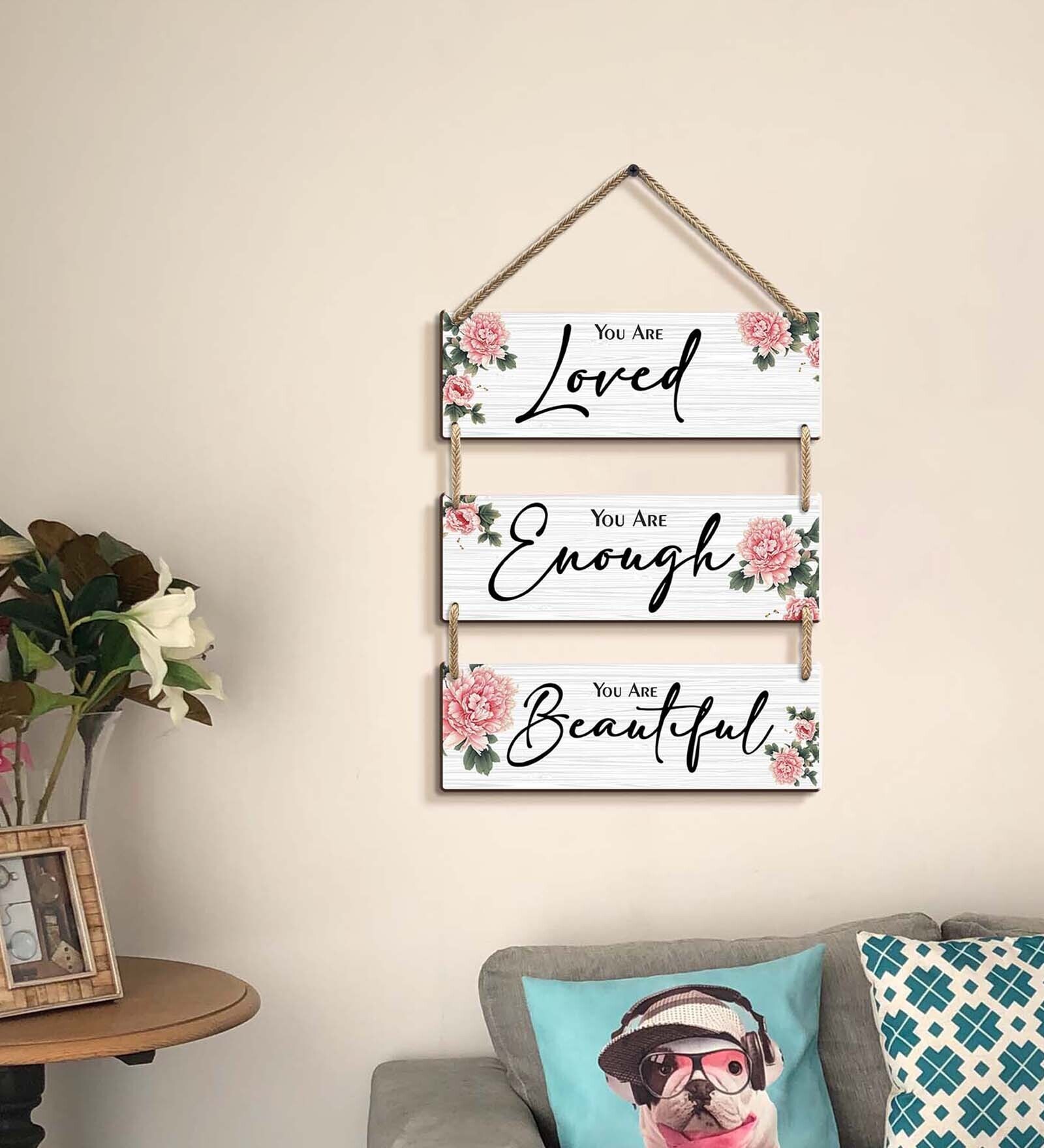 Multicolour Wooden Wall Hanging