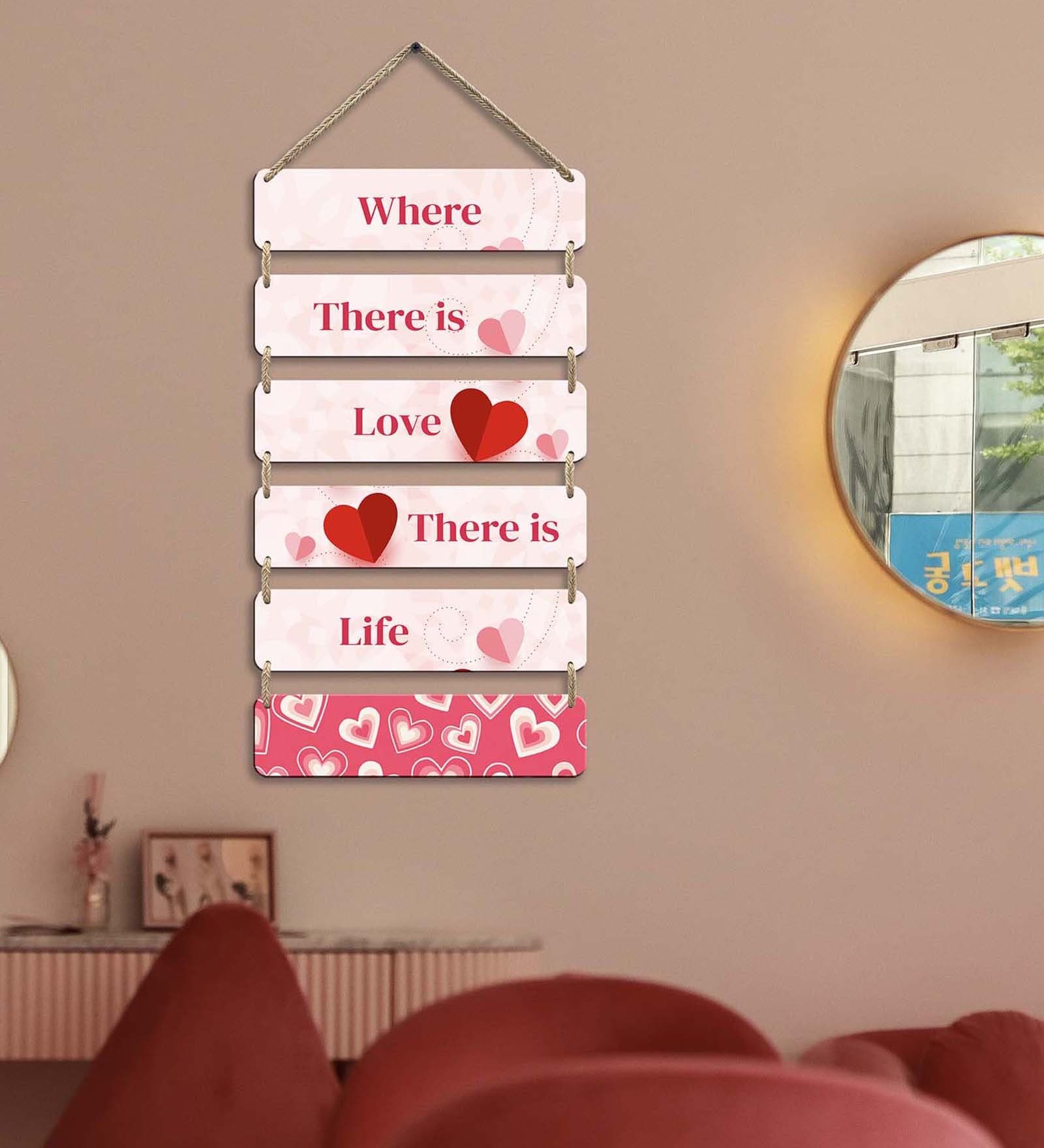 Multicolour Wooden Wall Hanging