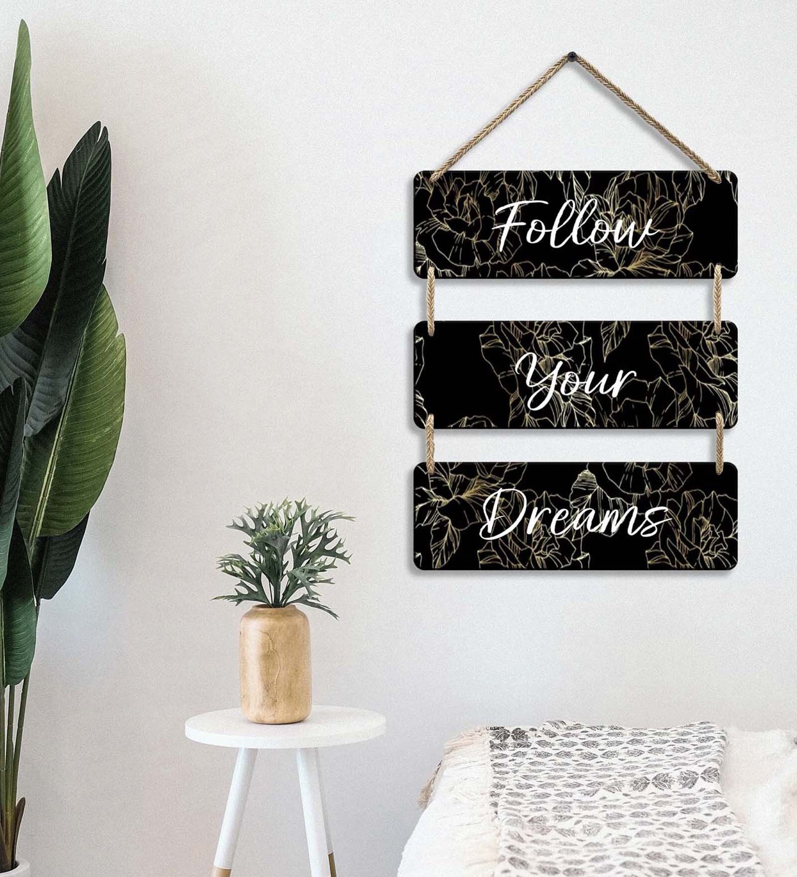 Multicolour Wooden Wall Hanging