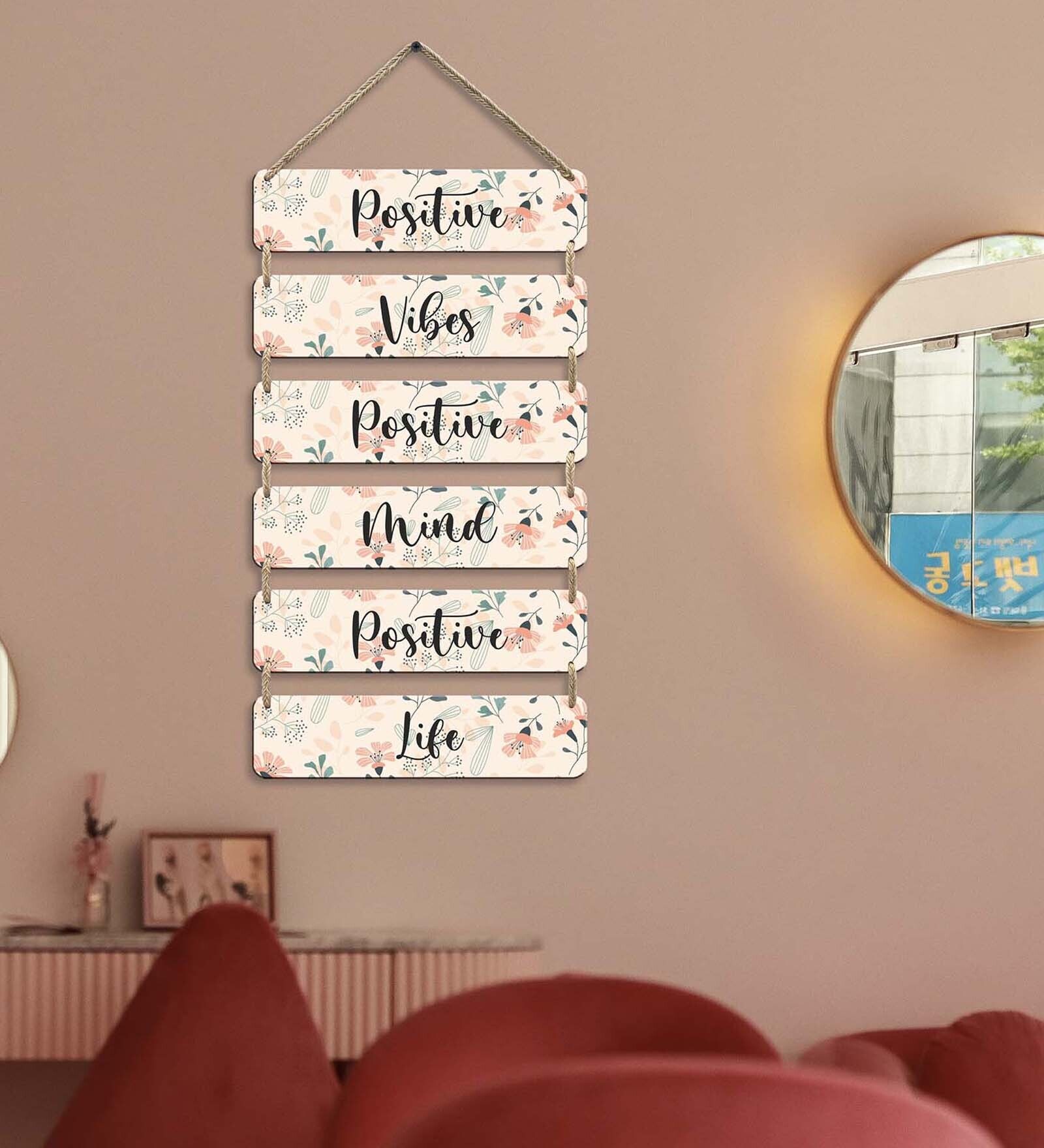 Multicolour Wooden Wall Hanging