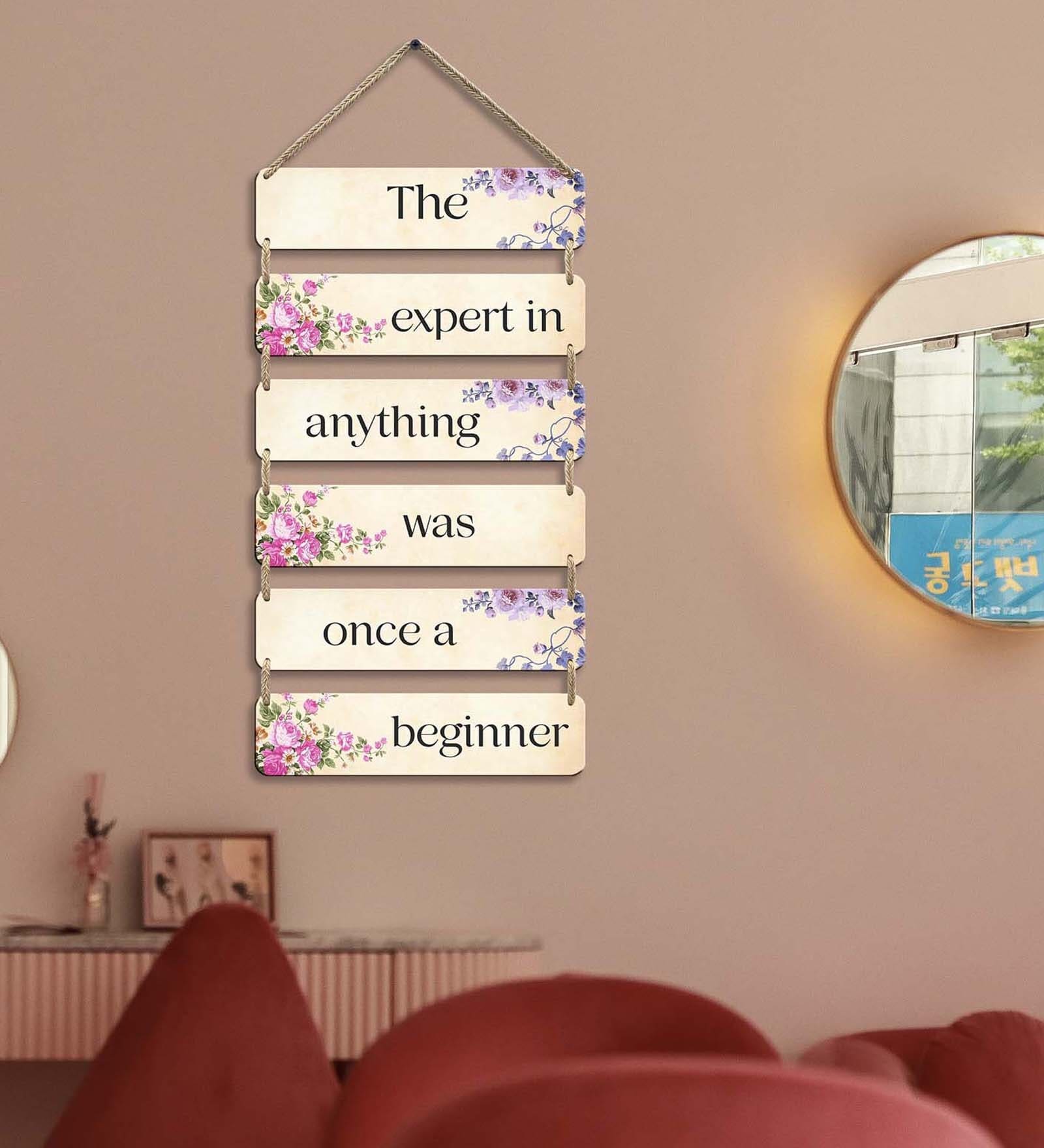 Multicolour Wooden Wall Hanging