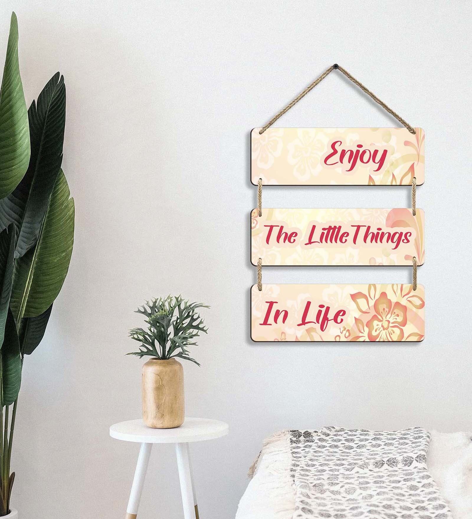 Multicolour Wooden Wall Hanging