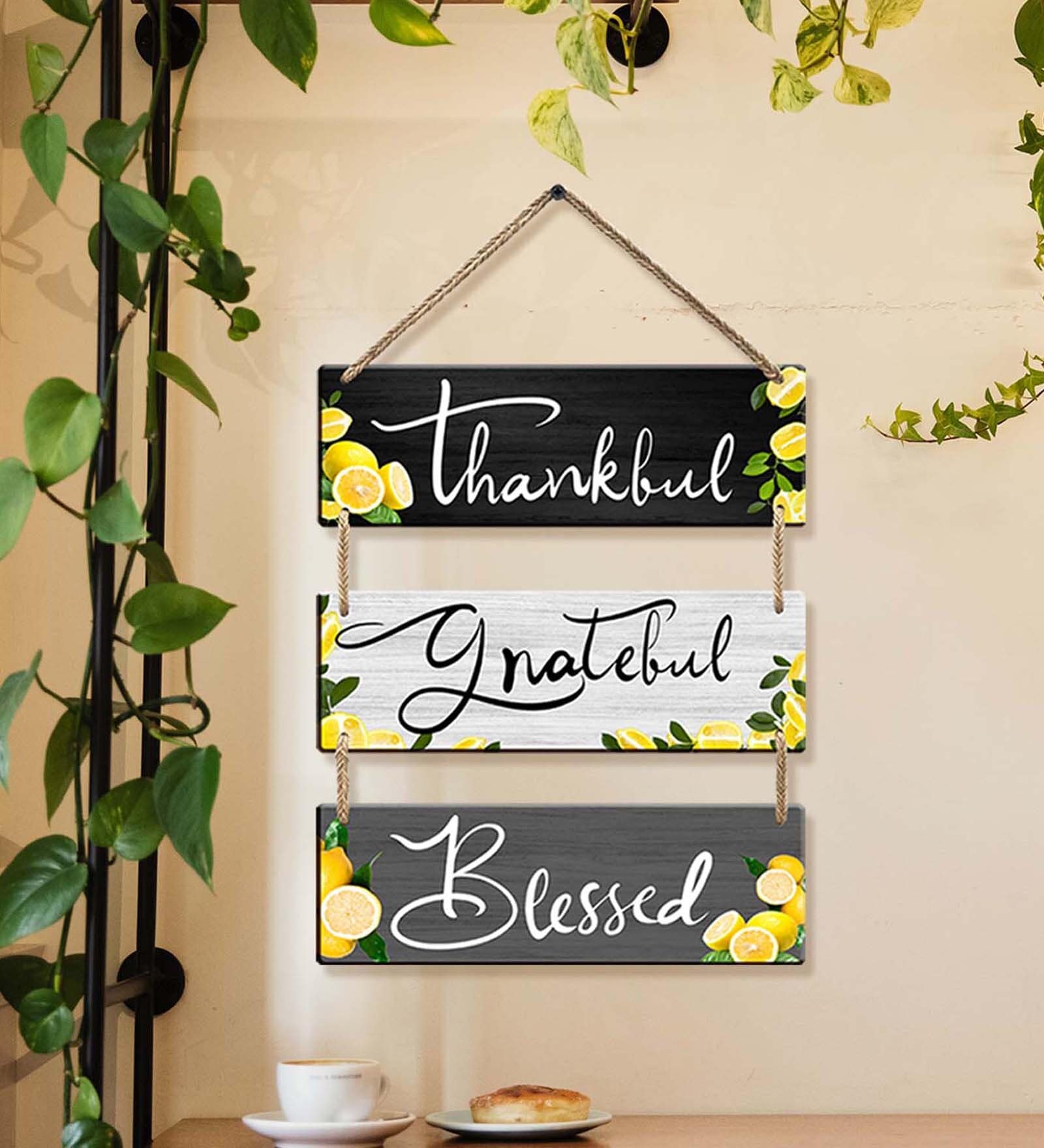 Multicolour Wooden Wall Hanging